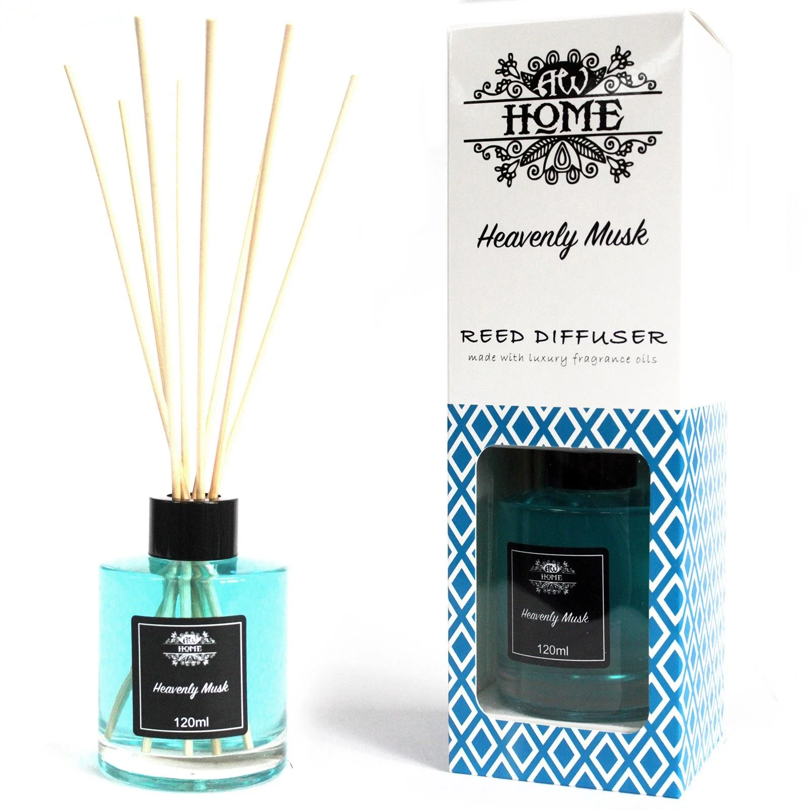 Difuzér s tyčinkami Heavenly Musk – biely mošus, 120 ml – fotka 2