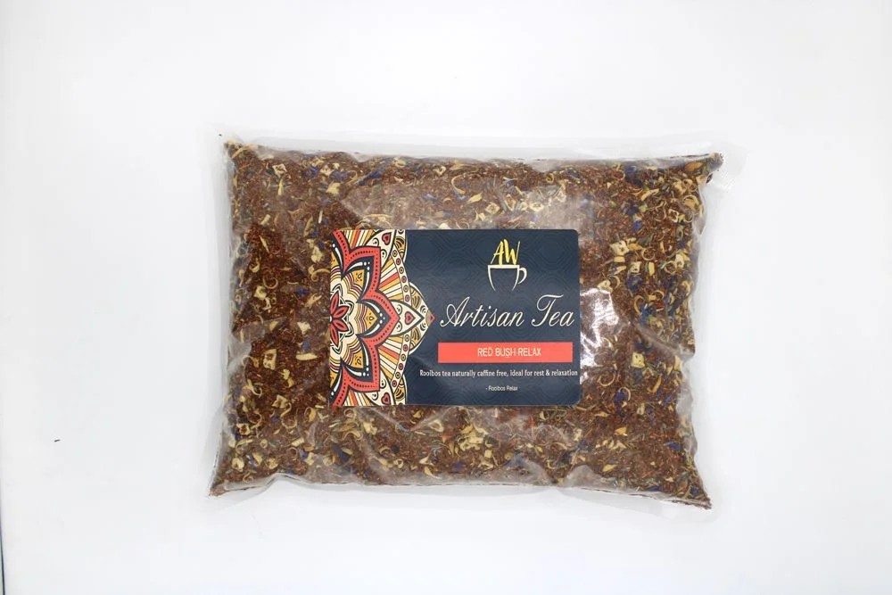 Rooibos Red Bush Relax – jablko a levanduľa, 1 kg – fotka 2