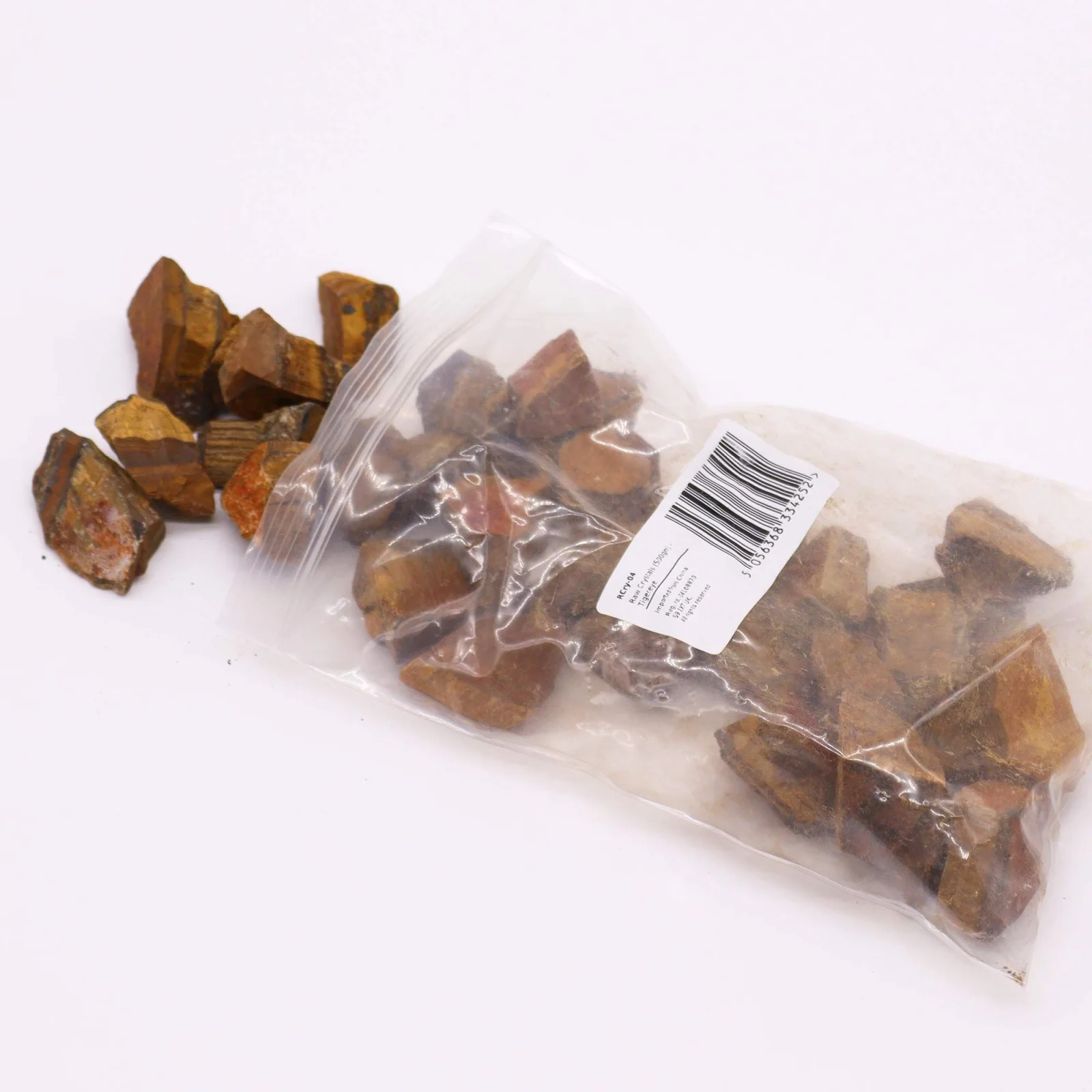 Tigrie oko – surové kryštály, balenie 500 g – fotka 4