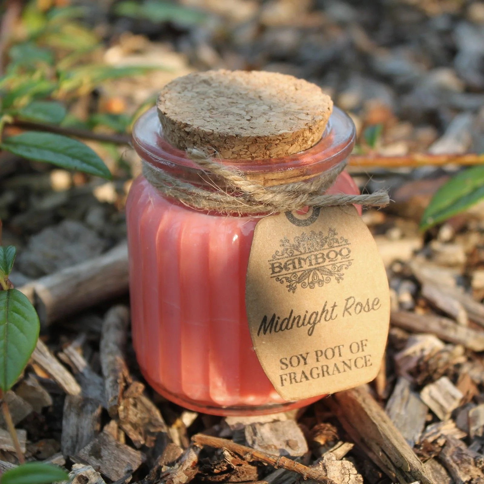 Vonná sójová sviečka v skle – Midnight Rose, 120 g – fotka 3