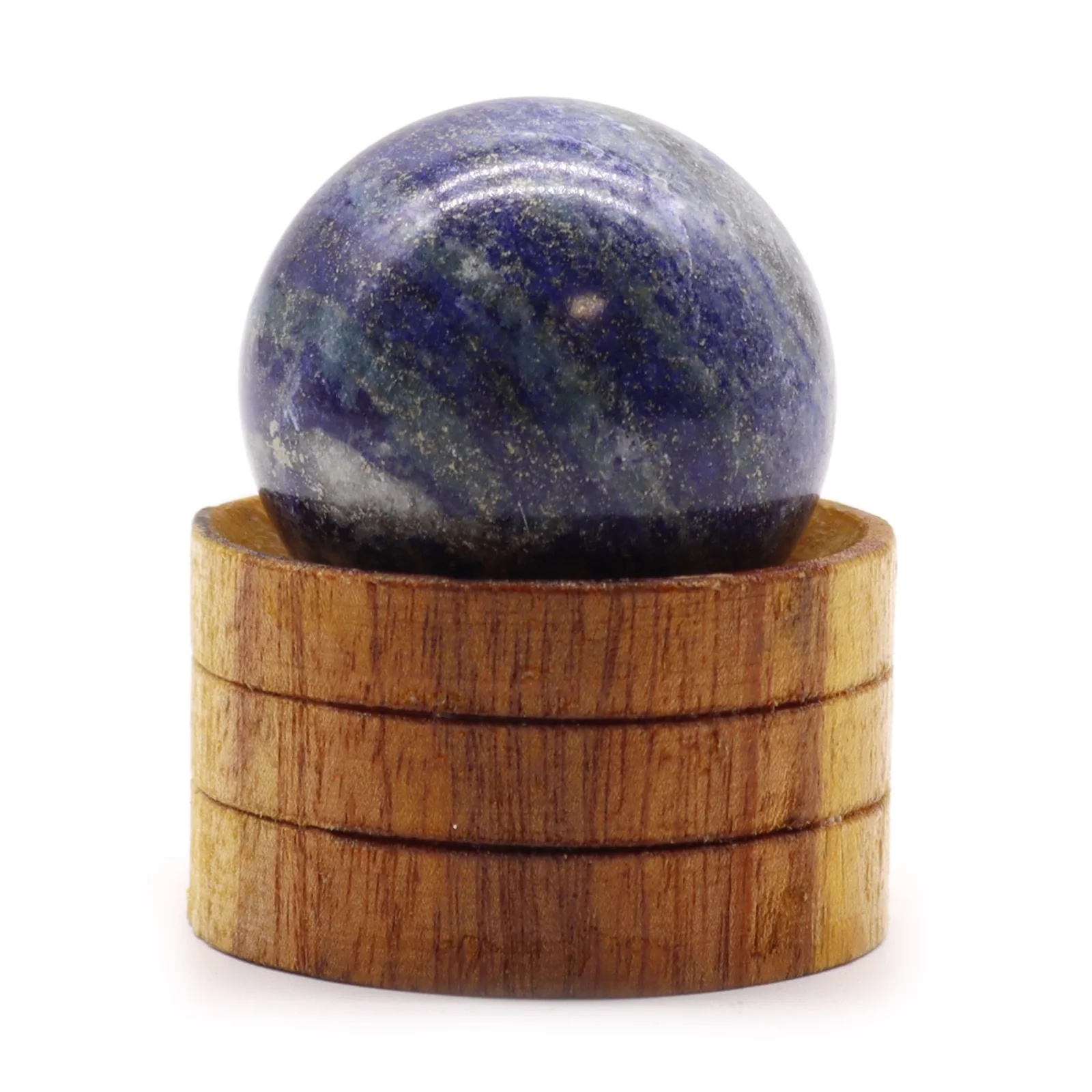 Guľa z afganského lapisu lazuli so stojanom, 40 mm