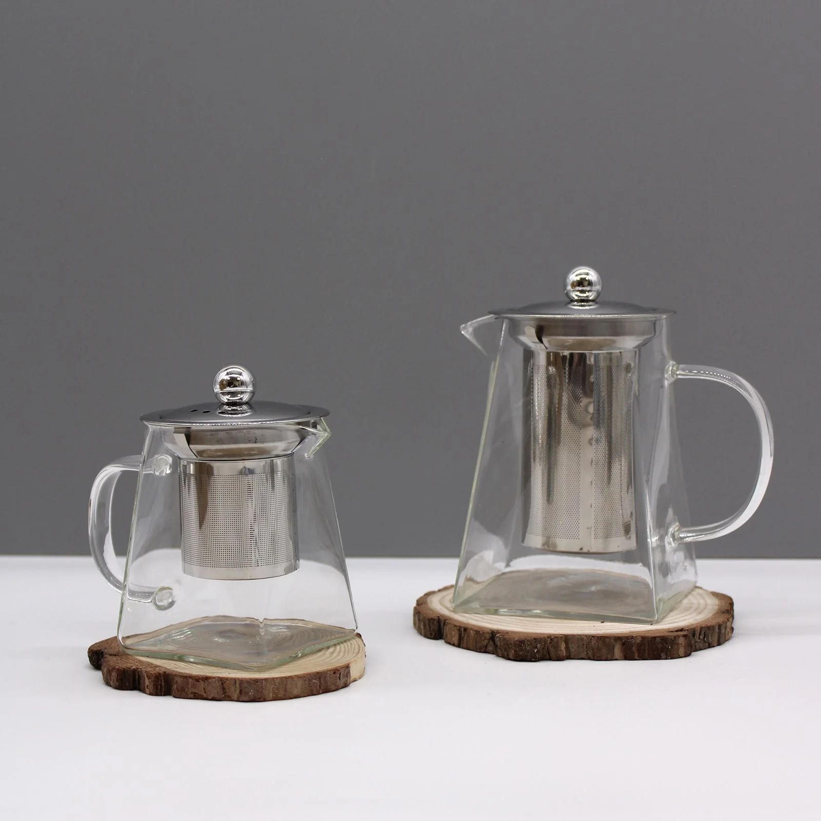 Sklenená čajová kanvica Tower v darčekovej krabici, 350 ml – fotka 3
