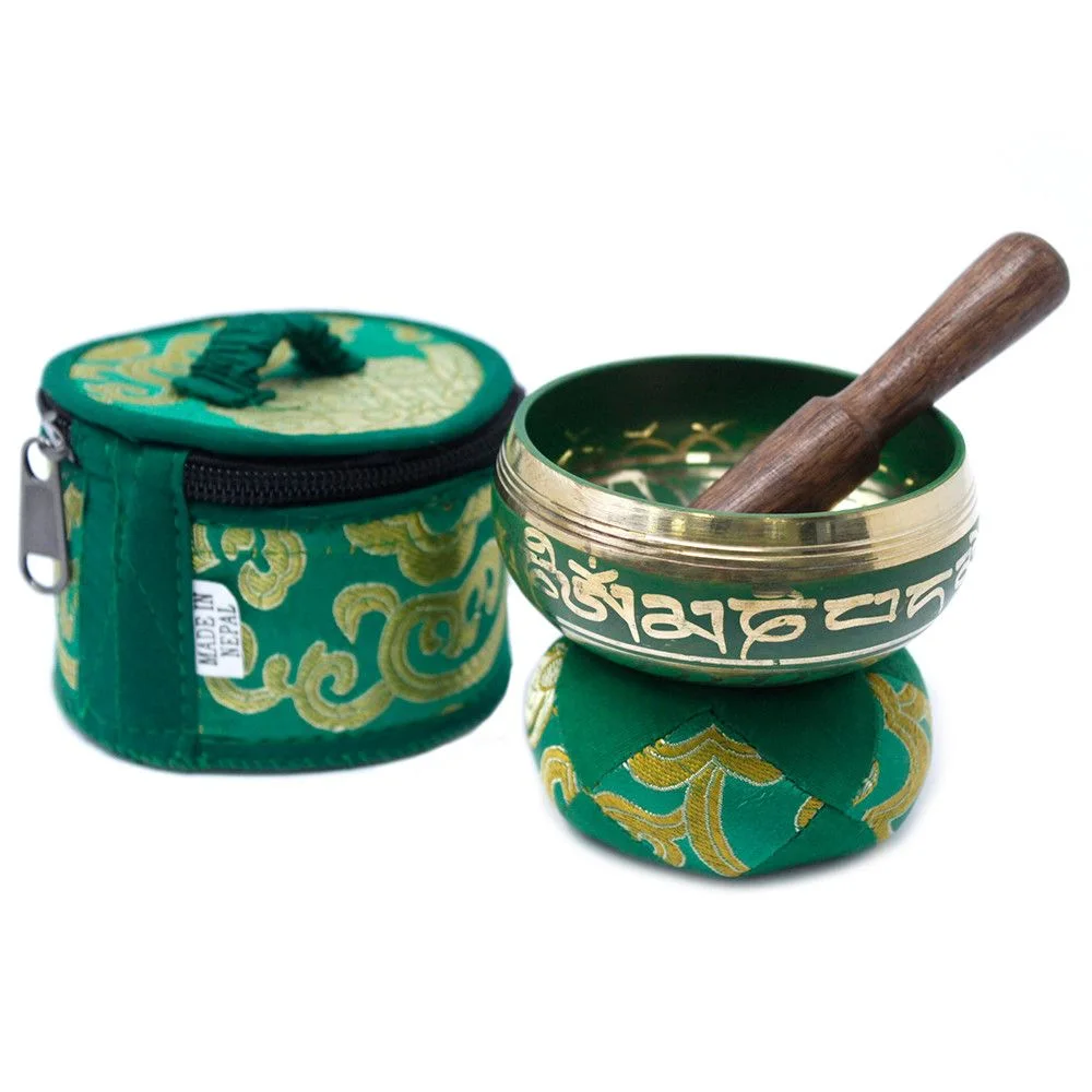 Mini spievajúca miska – darčeková sada, zelená – fotka 1