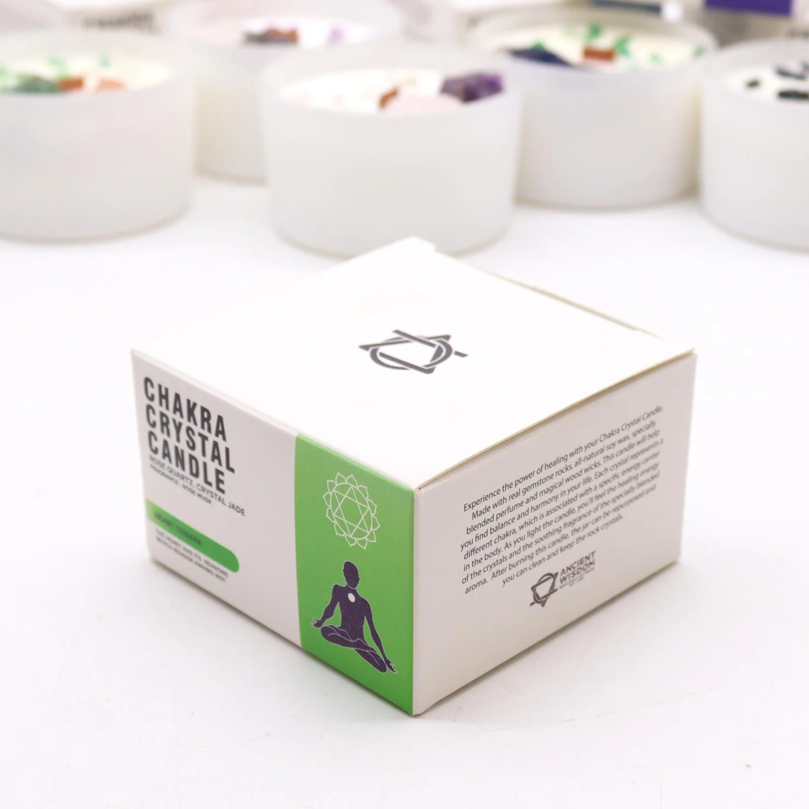 Sójová sviečka s kryštálmi Heart Chakra – Rose Musk, 17 hodín – fotka 2