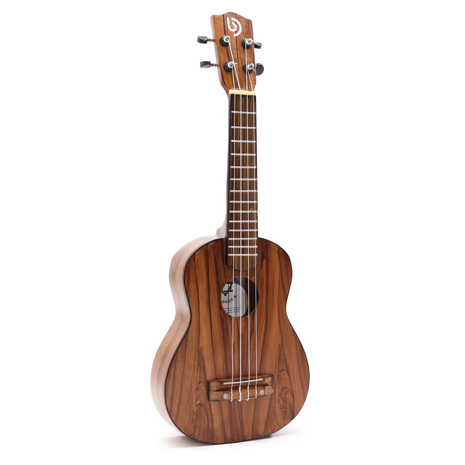 Ukulele – prírodné drevo, 4 struny – fotka 1
