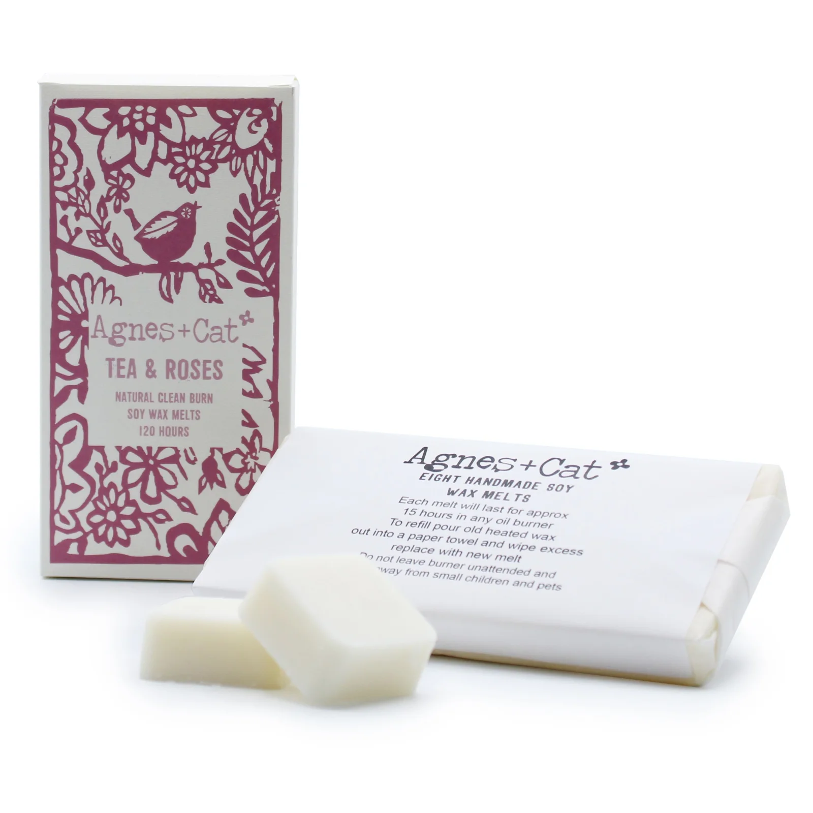 Vonný vosk do aromalampy Agnes + Cat Tea + Roses – 8 ks – fotka 1