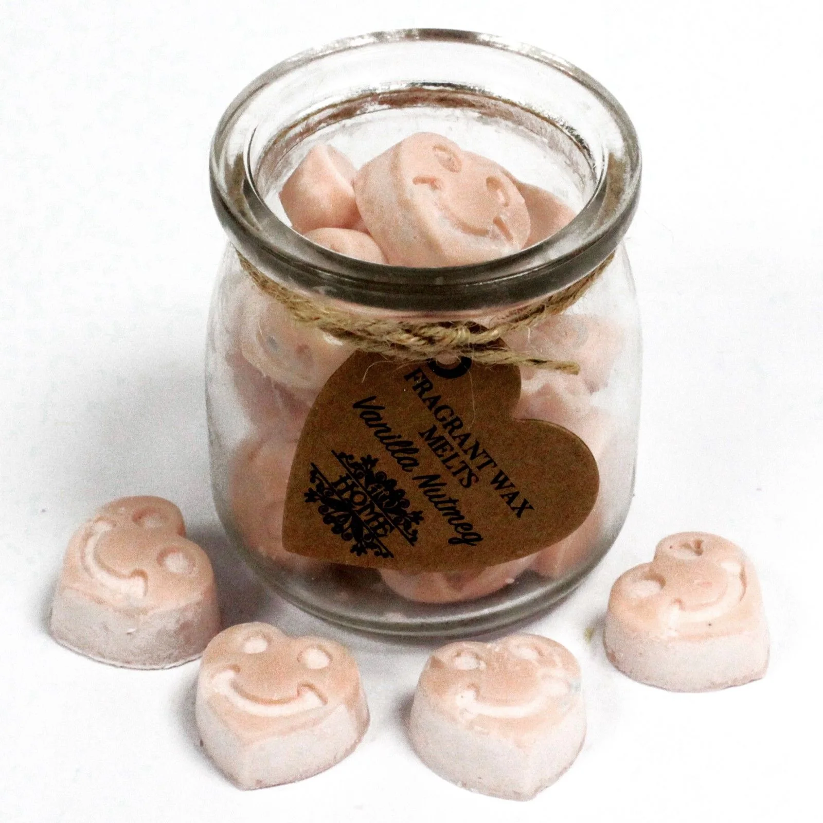 Vonný vosk do aromalampy Vanilla Nutmeg – 16 sójových srdiečok – fotka 2