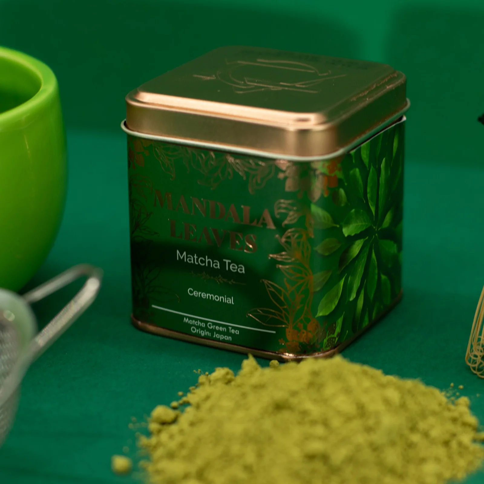 Ceremoniálna matcha bio, 50 g, plechovka – fotka 4