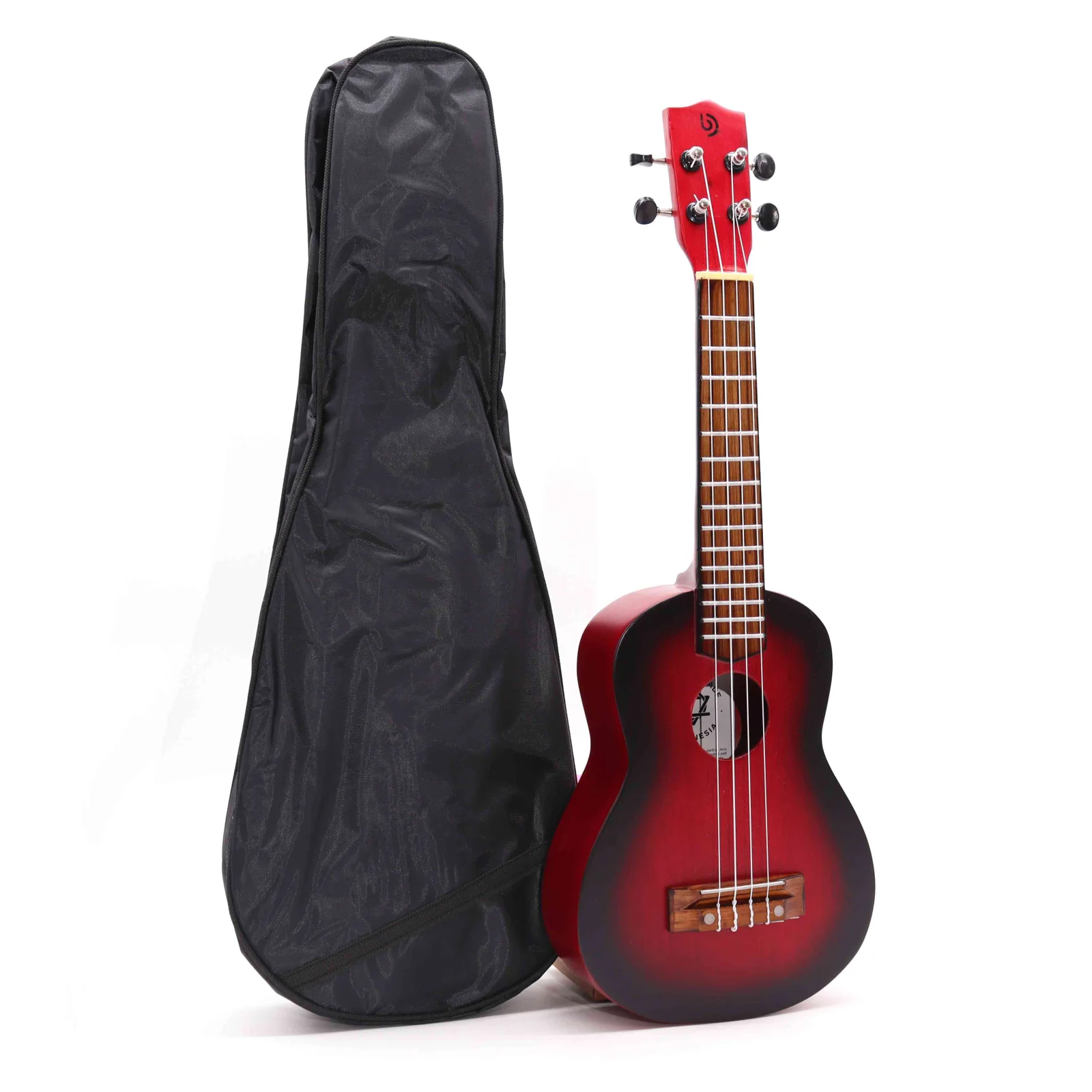 Ukulele – prírodný sunburst, 4 struny – fotka 2