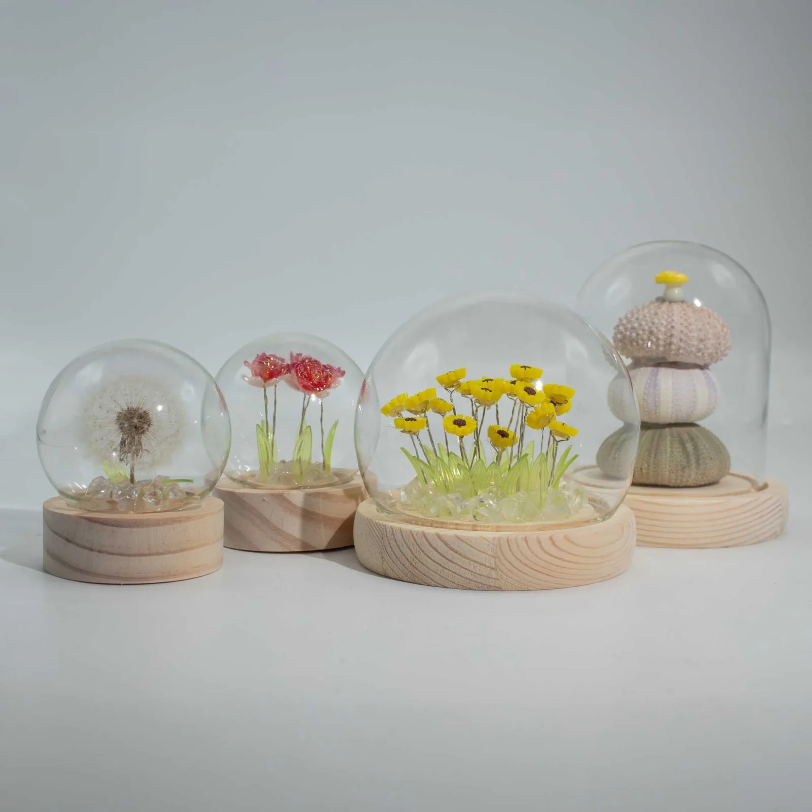 Floral Glow – LED kupola, 2 púpavy, USB – fotka 6