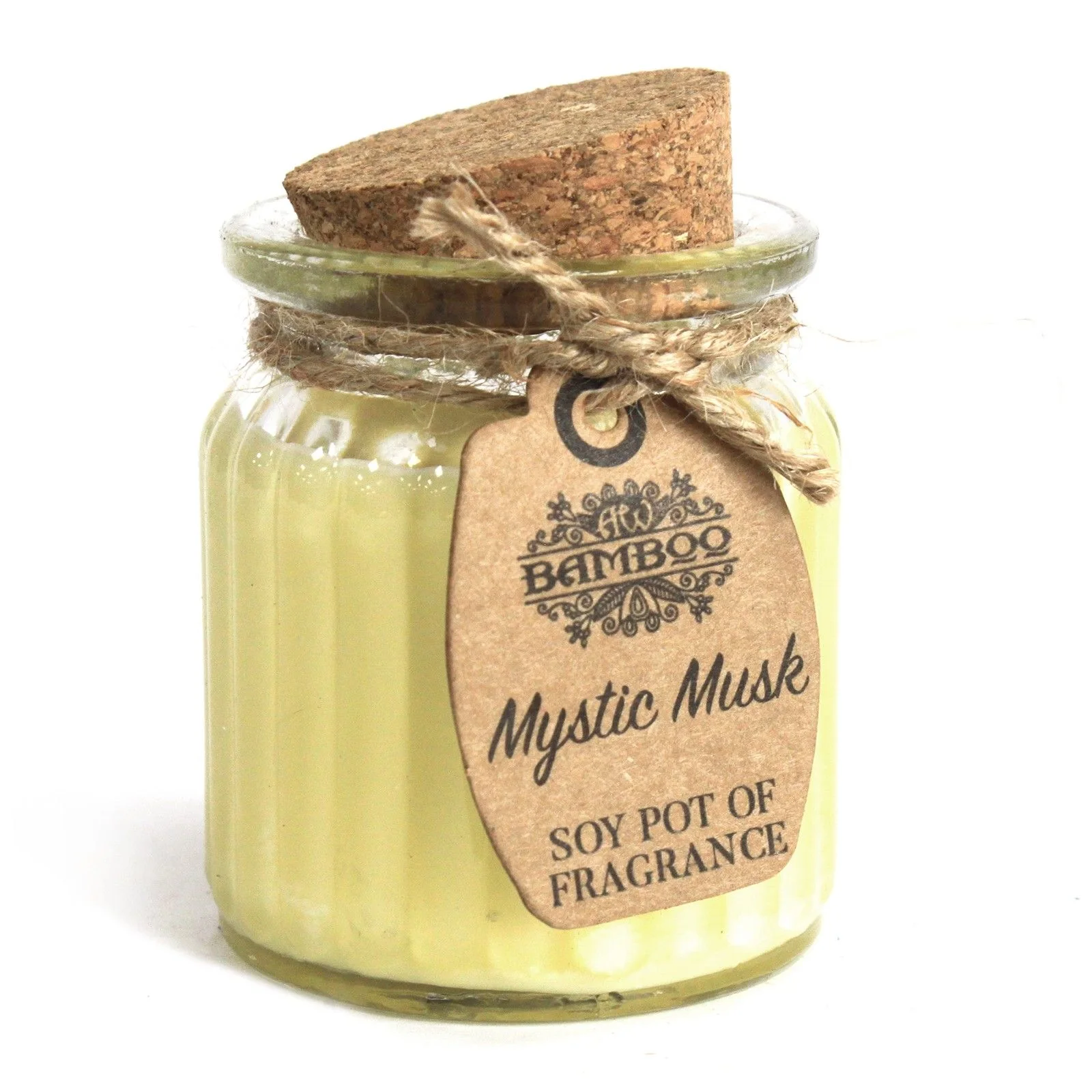 Vonná sójová sviečka v skle – Mystic Musk, 120 g – fotka 1