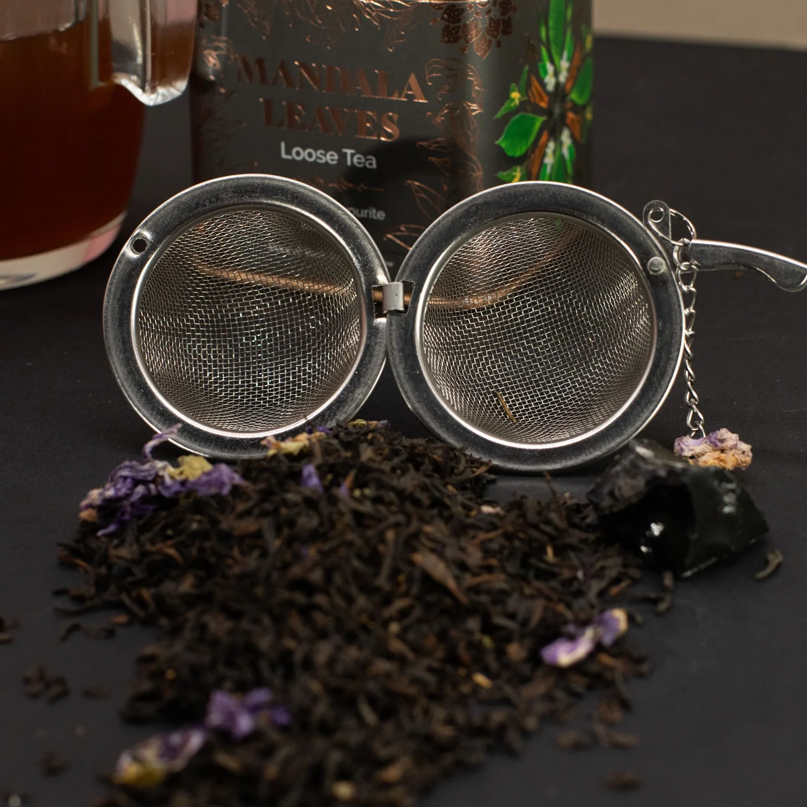 Čierny čaj Merlin's Favorite Earl Grey – bergamot, 50 g, plechovka – fotka 6