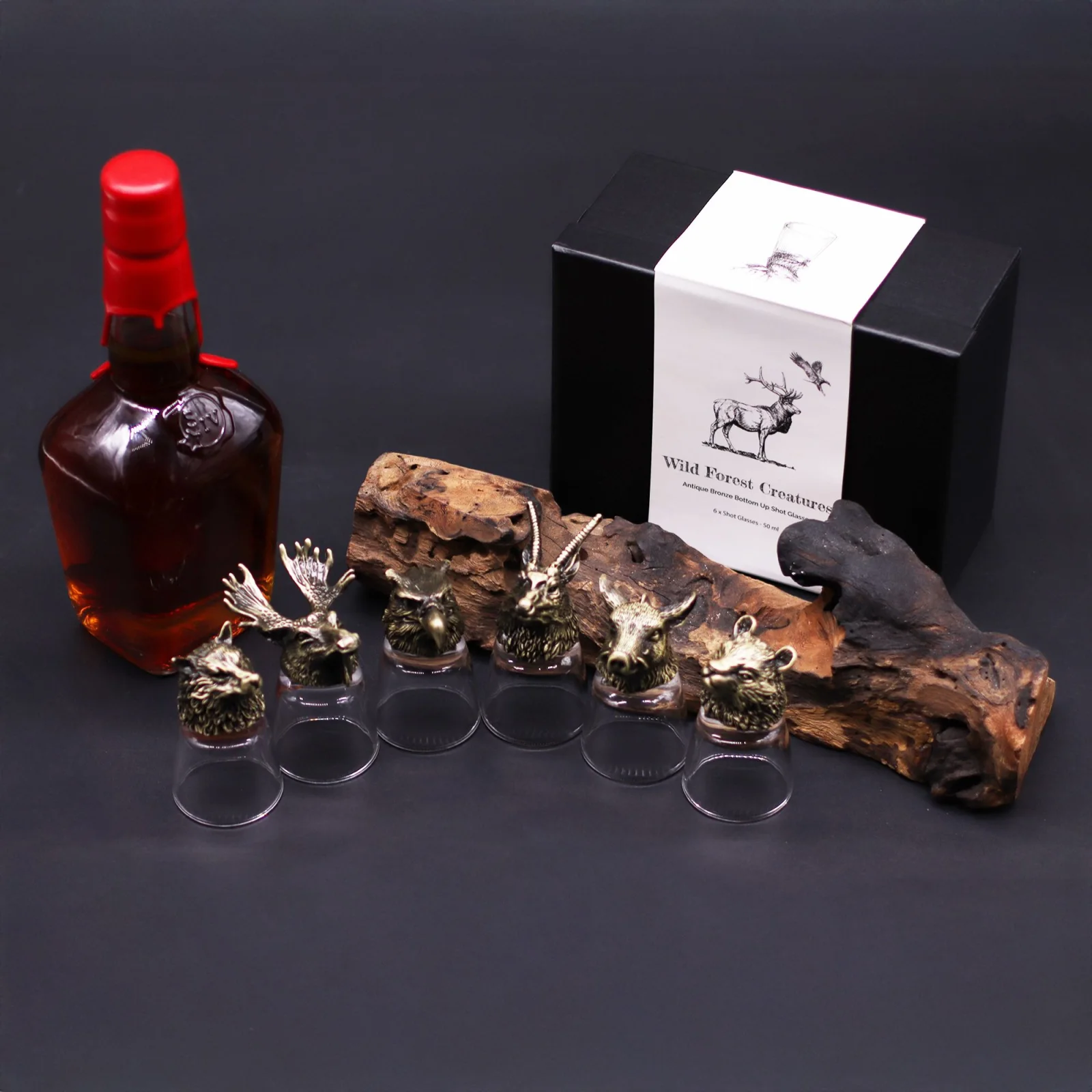 Štamperlíky Bottom Up – 6 ks, 50 ml, lesné zvieratá – fotka 7