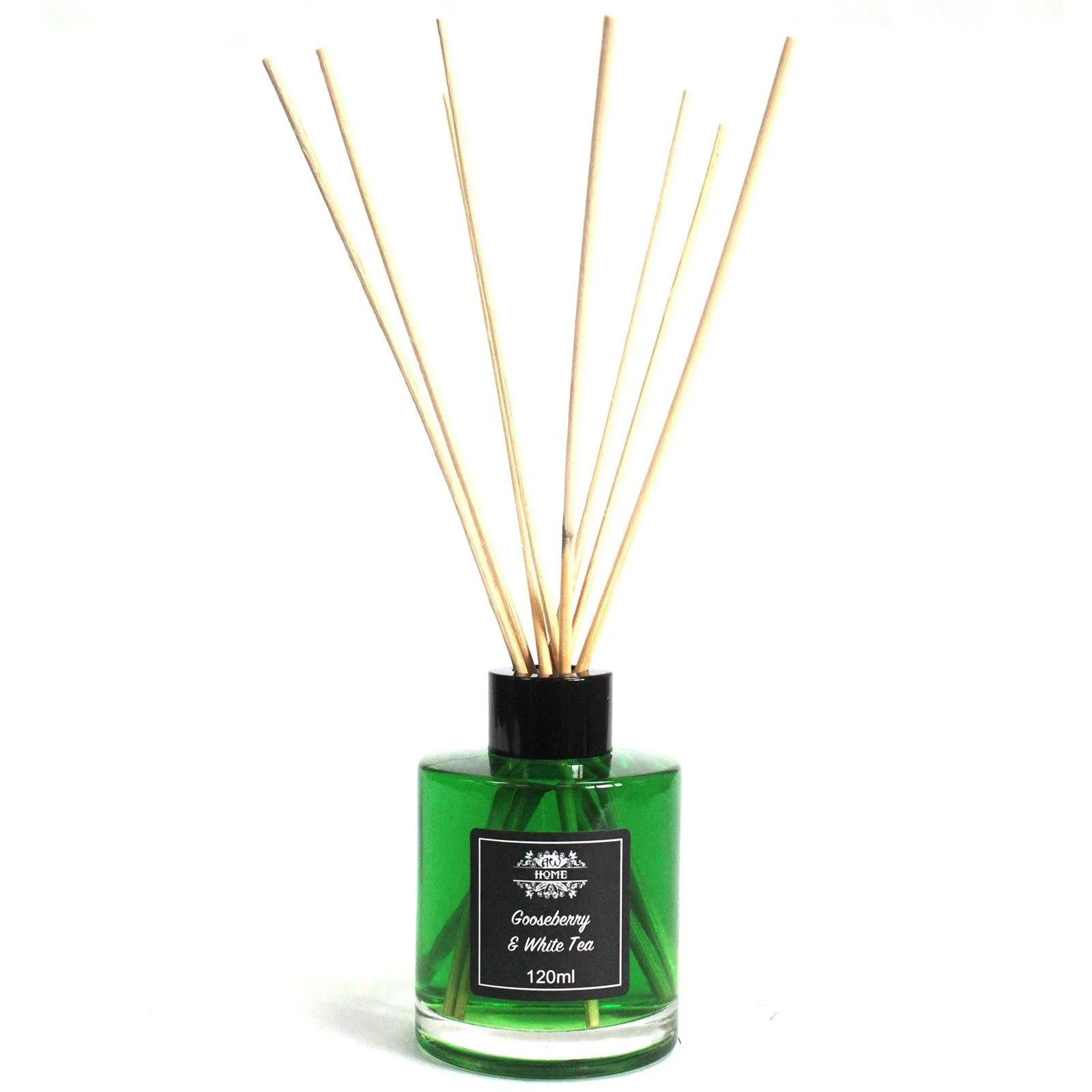 Difuzér s tyčinkami – egreš a biely čaj, 120 ml – fotka 1