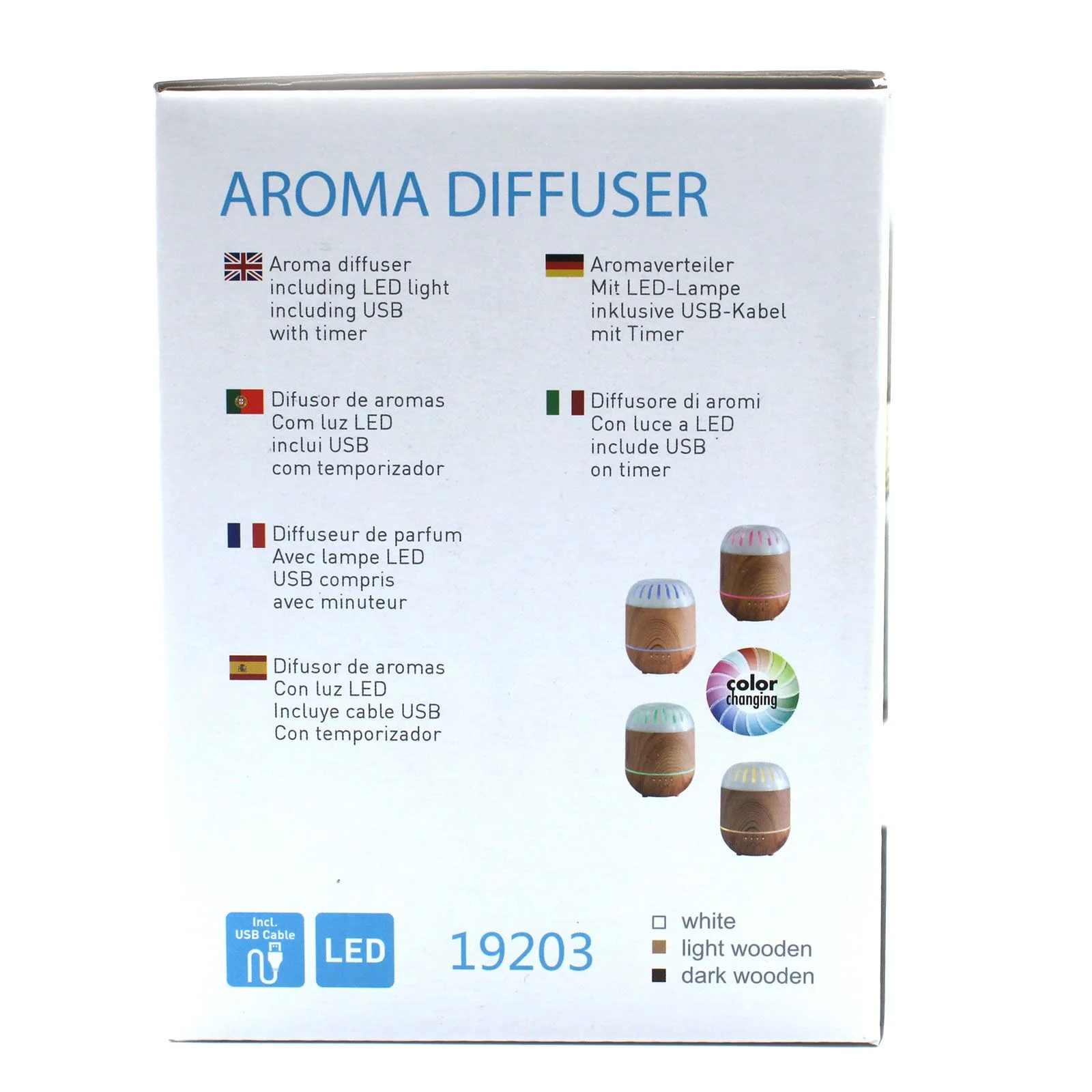 Ultrazvukový difuzér Copenhagen – 120 ml, USB, časovač – fotka 4