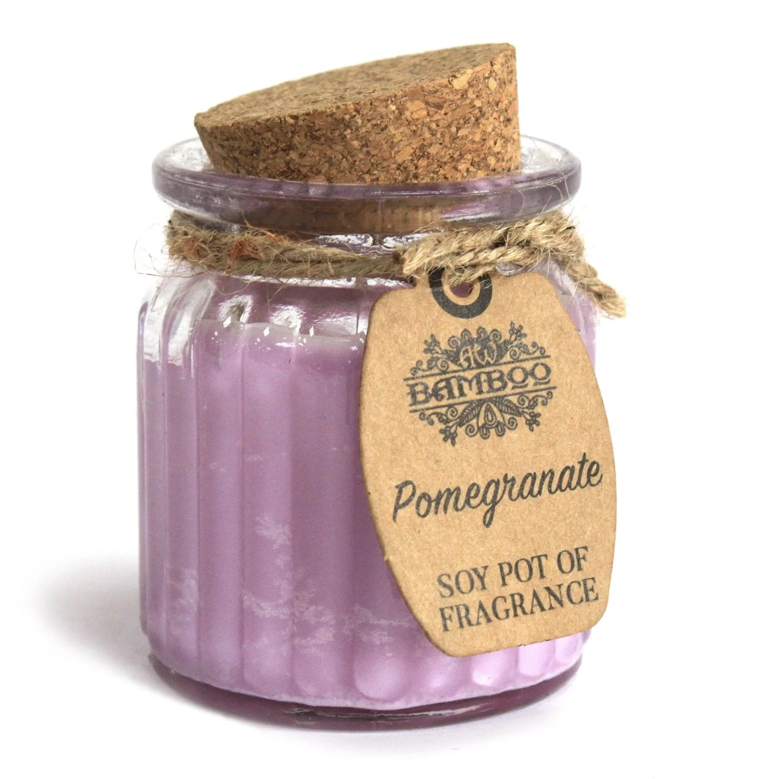 Vonná sójová sviečka v skle – Pomegranate, 120 g – fotka 1