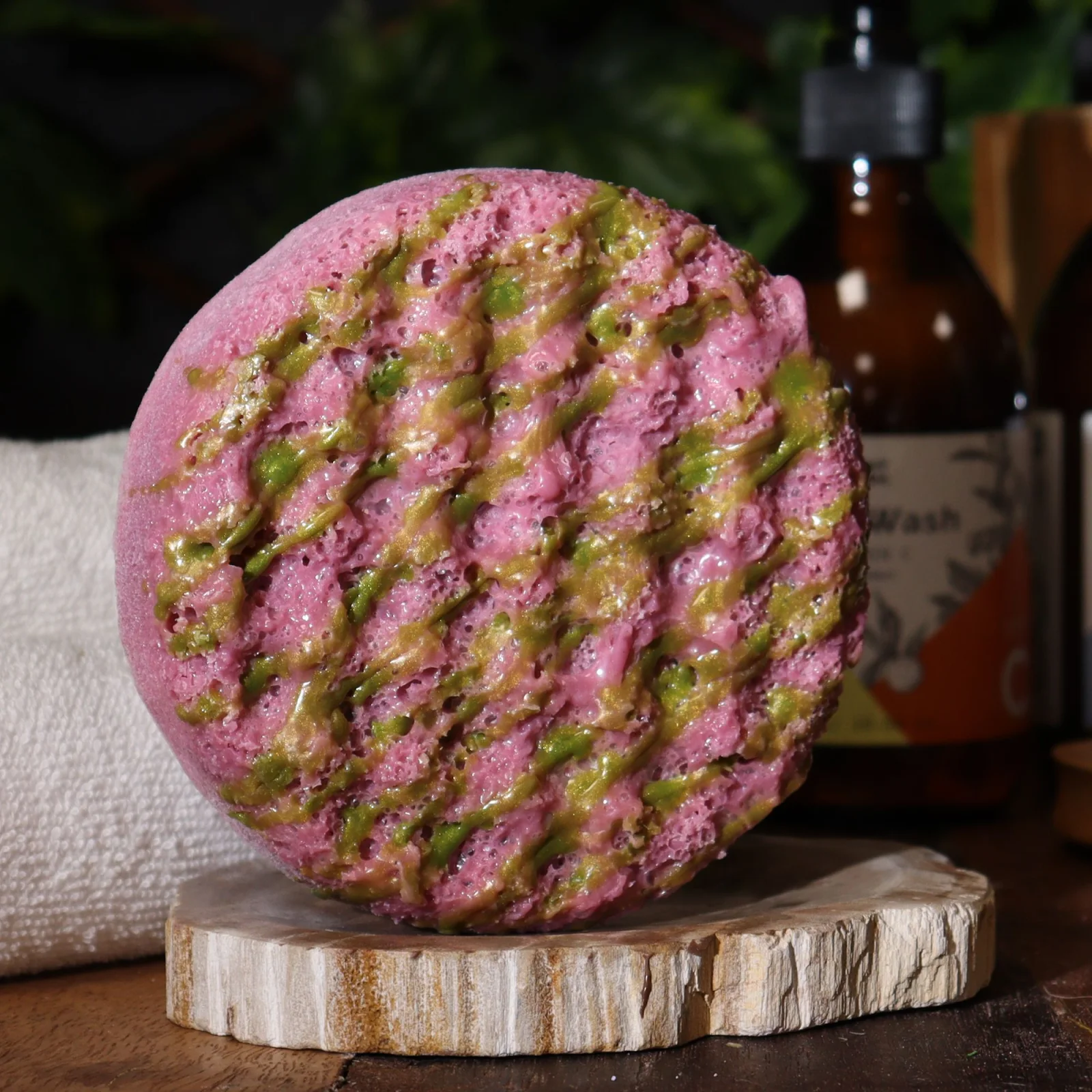Mydlová špongia Butter Bubble Soap – Emerald Truffle – fotka 2