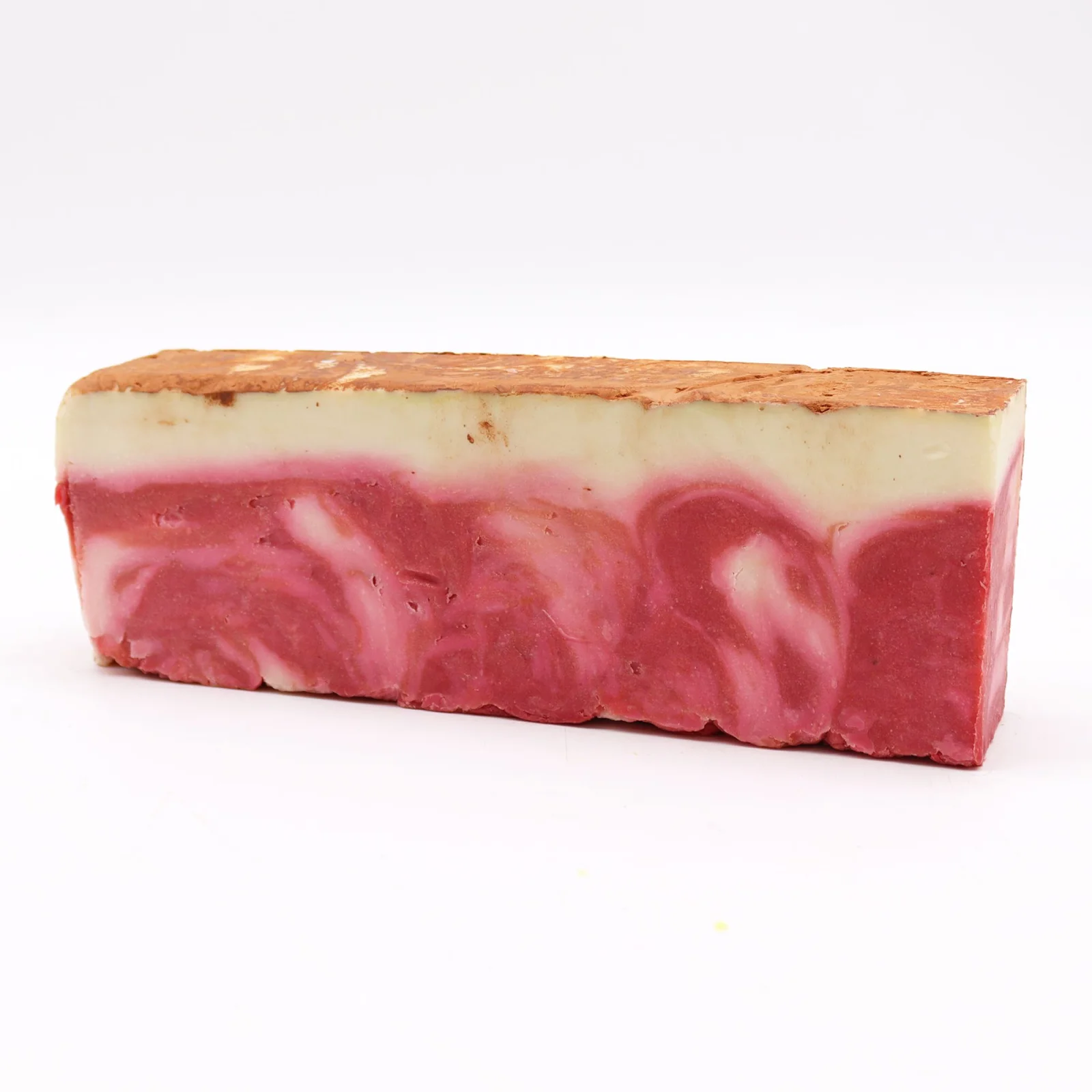 Olivové mydlo – červená hlina, plátok cca 110 g – fotka 3