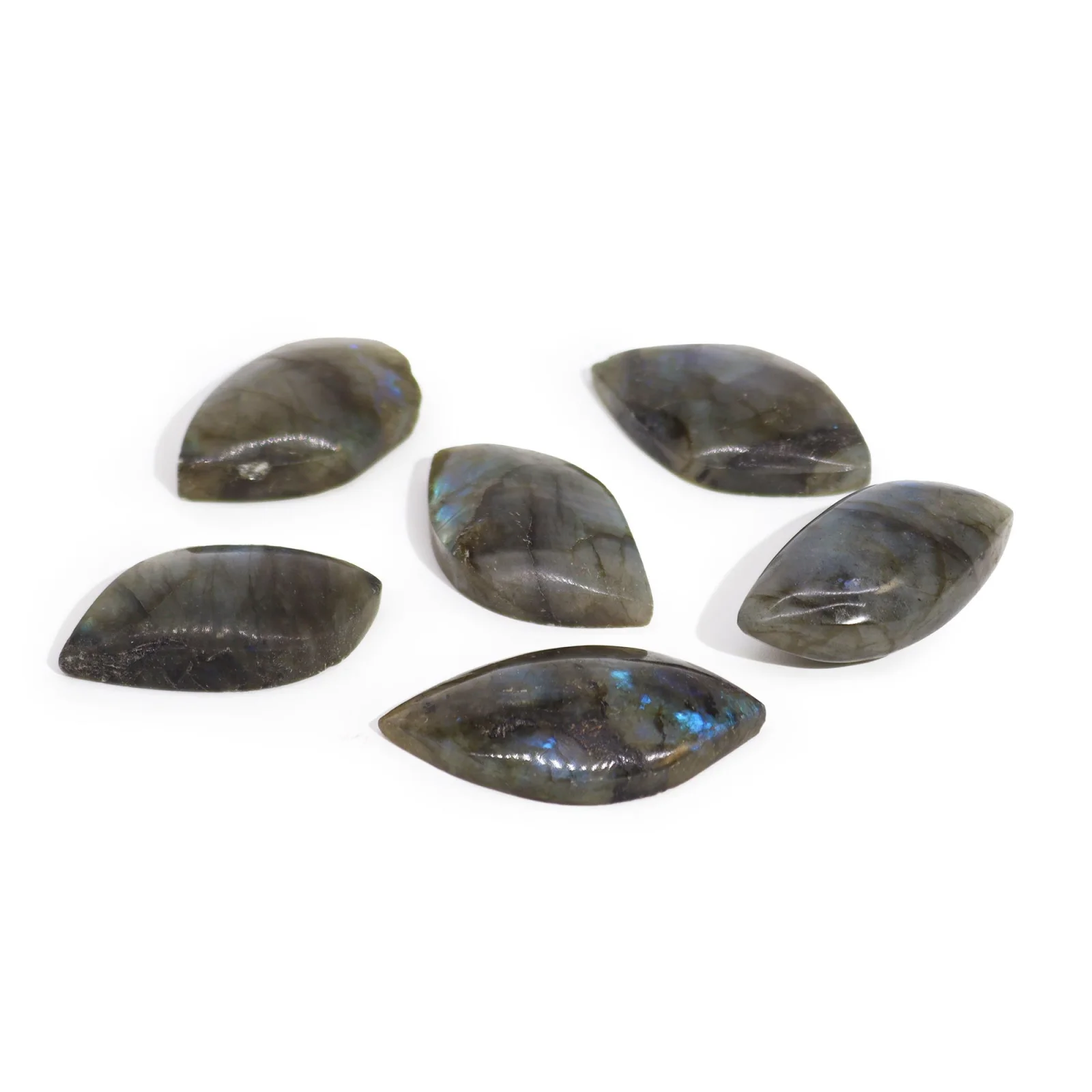 Labradorit z Madagaskaru – list, 4 – 5 cm – fotka 3
