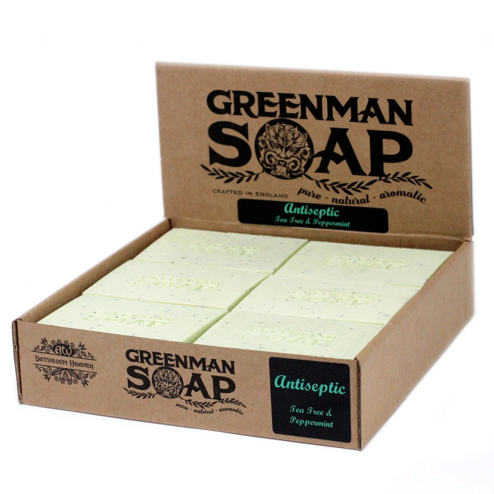Mydlo Greenman Spot Attack – tea tree a mäta, 100 g – fotka 4