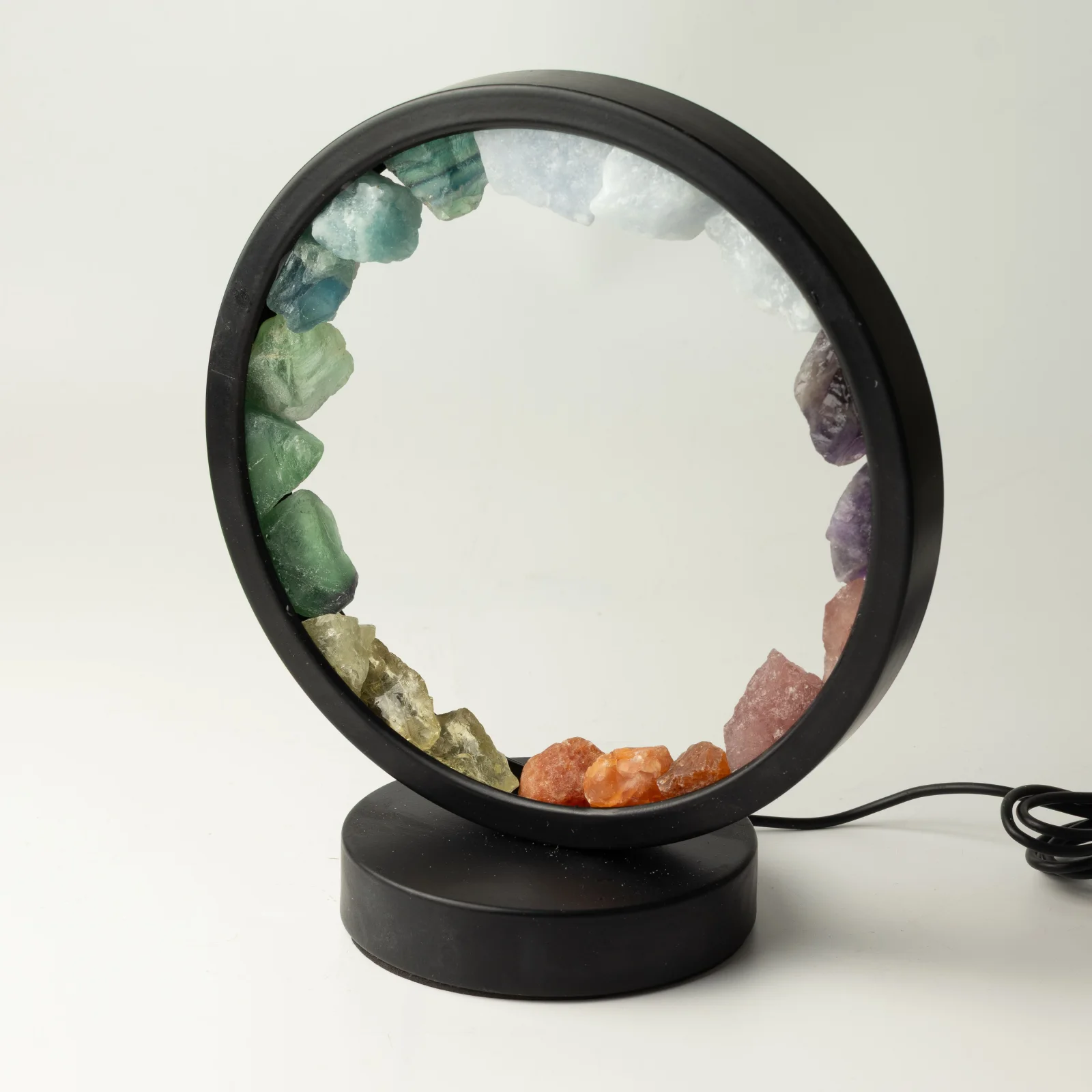 Lampa Gemstone Halo 7 Chakra – 7 druhov kameňov – fotka 4