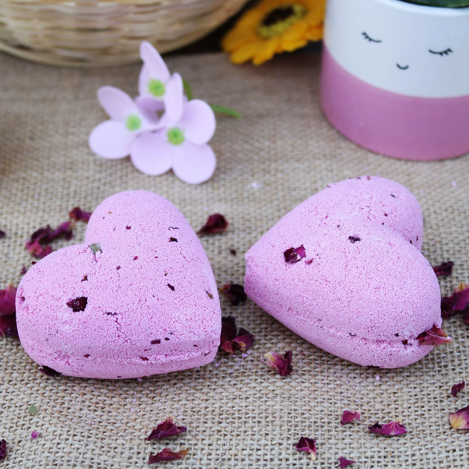 Bomba do kúpeľa Love Heart – ylang-ylang a ruža, 70 g – fotka 4