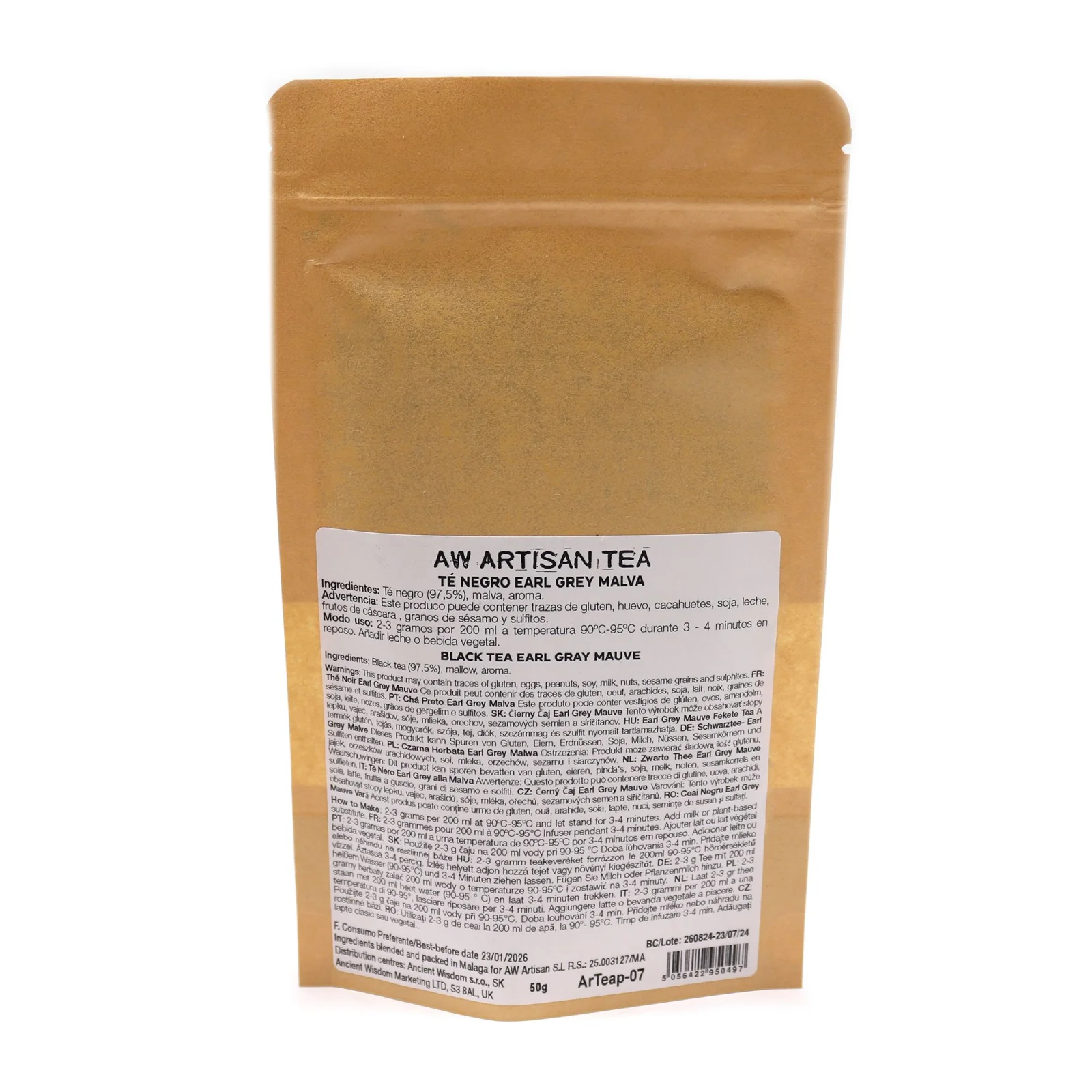 Čierny čaj Merlin's Favorite Earl Grey – bergamot, 50 g, vrecko – fotka 5