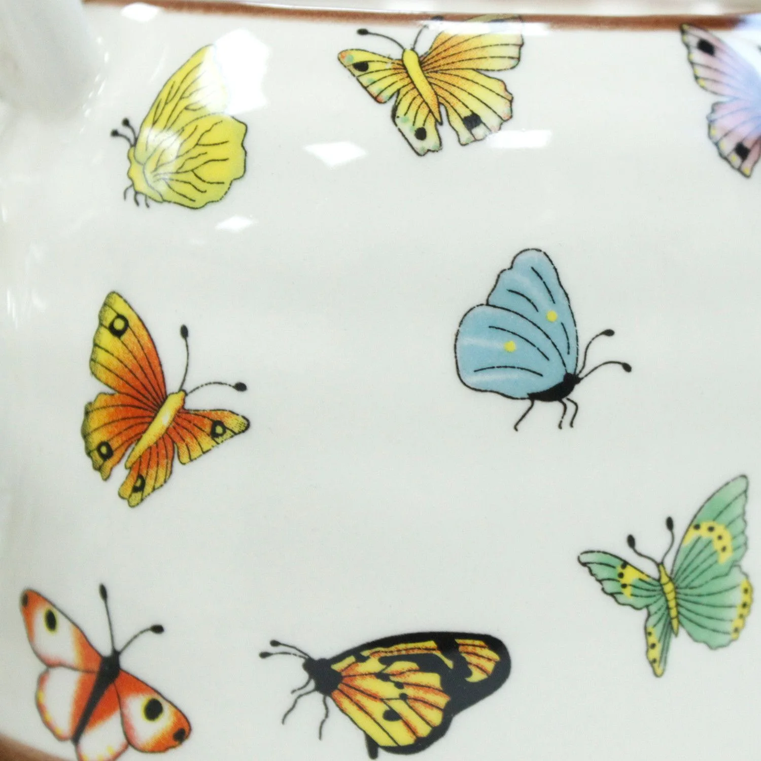 Čajová súprava Herbal Butterflies – čajník a 6 šálok – fotka 9