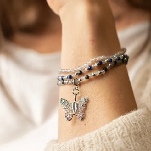 Sada náramkov Nymph Spirit Northern Lights – labradorit, lapis lazuli