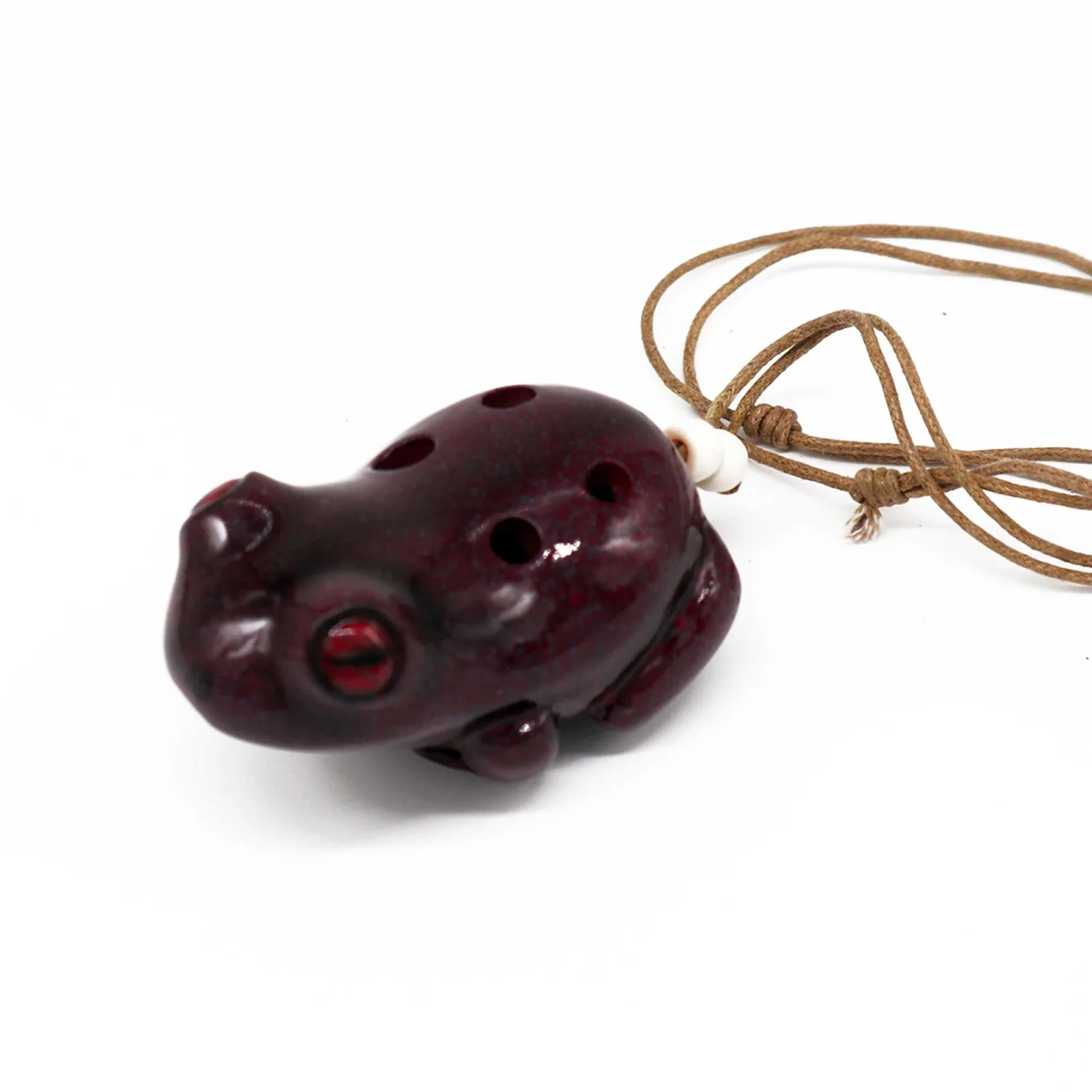 Keramická ocarina – žaba – fotka 1