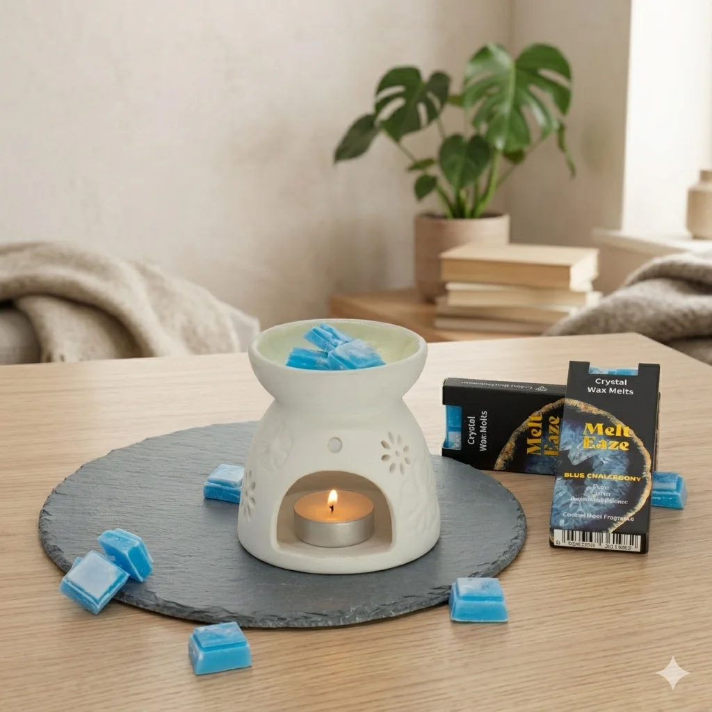 Vonný vosk MeltEaze Aquamarine Wave – pobrežný mach, 50 g – fotka 1