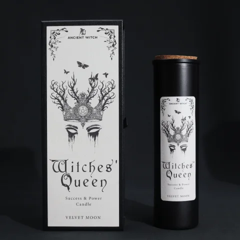 Sójová sviečka Ancient Witch Witches’ Queen – vôňa Velvet Moon