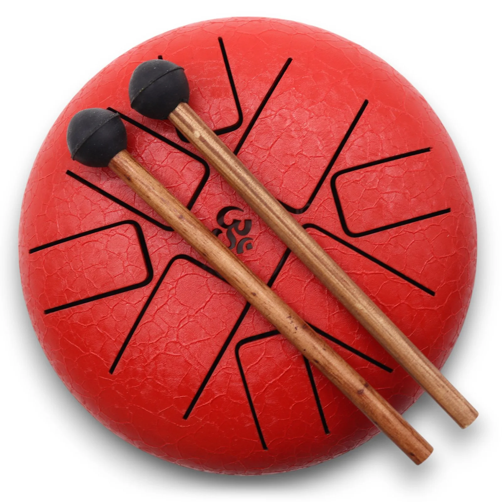 Happy Drum Om Red – jazyčkový bubon, 22 × 16 cm – fotka 5