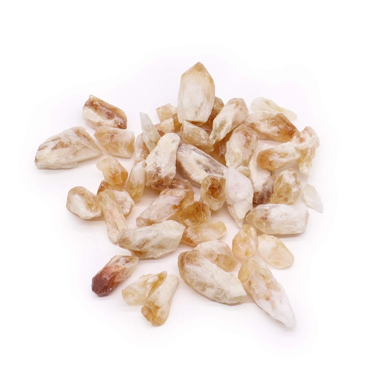 Citrín – surové hroty, balenie 500 g – fotka 1