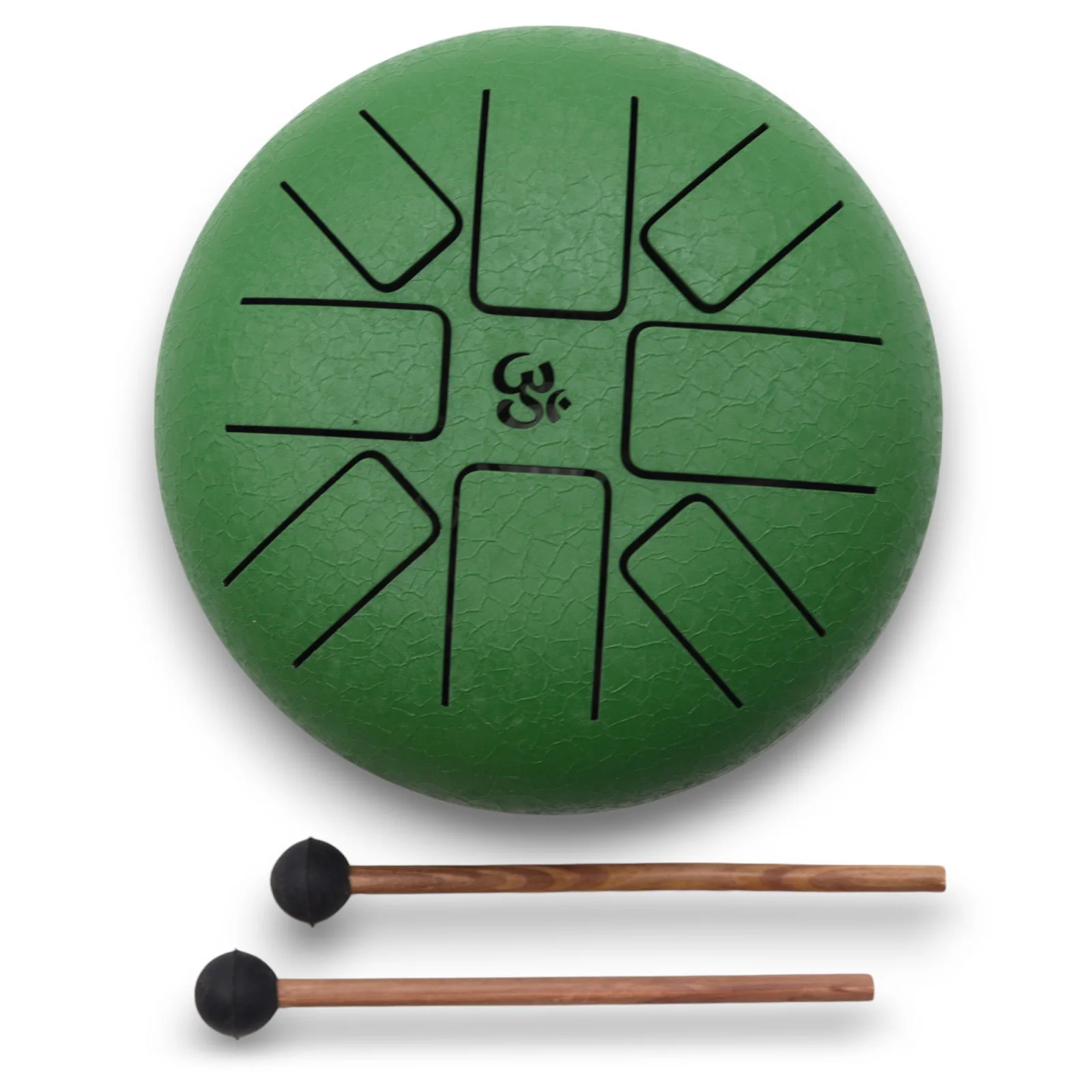 Happy Drum Om Green – jazyčkový bubon, 16 cm – fotka 1
