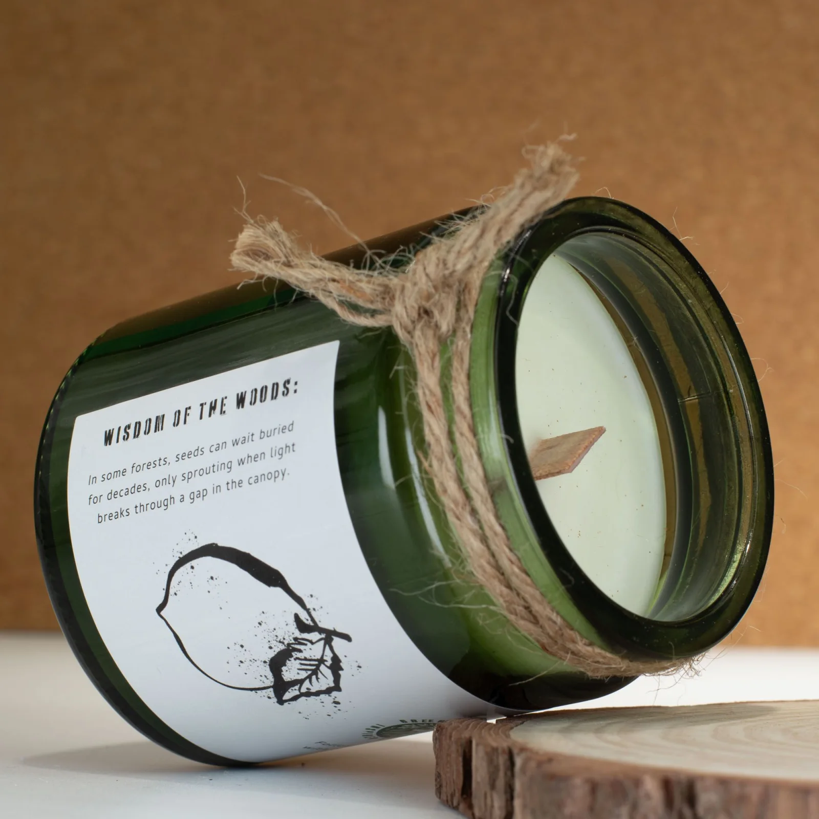 Sójová sviečka Greenman Forest Resin – citrus a živica – fotka 3