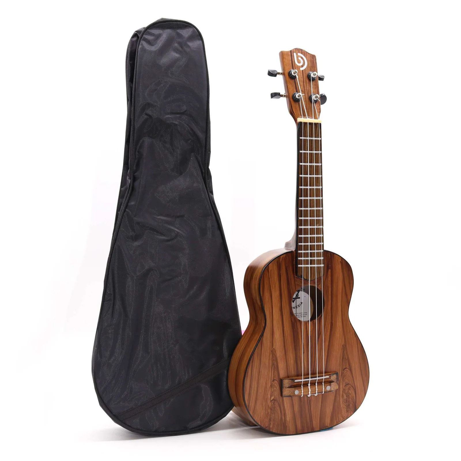 Ukulele – prírodné drevo, 4 struny – fotka 2