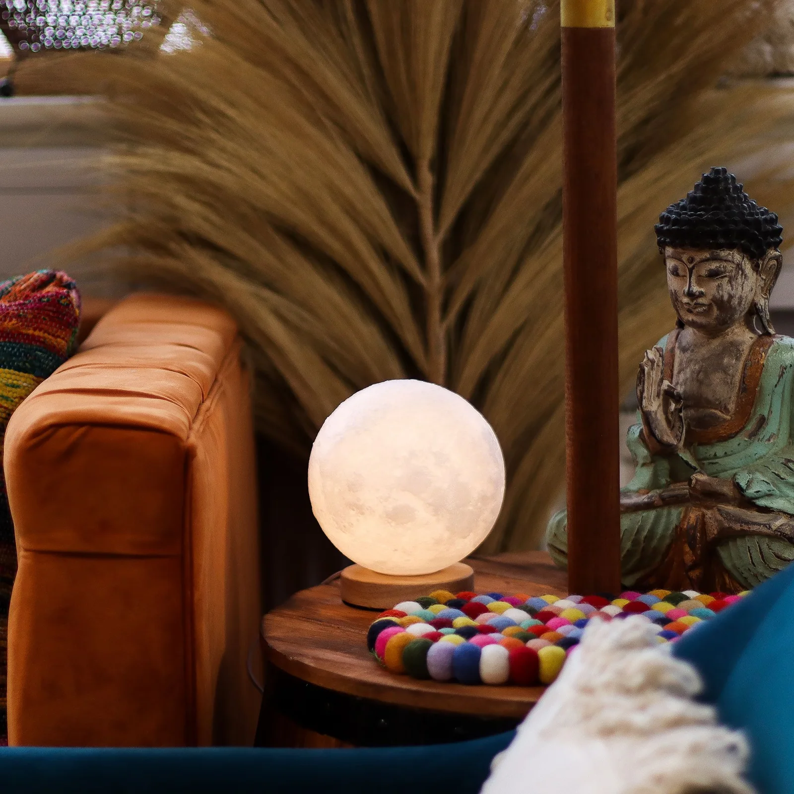 Lampa New Wave Moon – USB, 3 stupne jasu – fotka 2