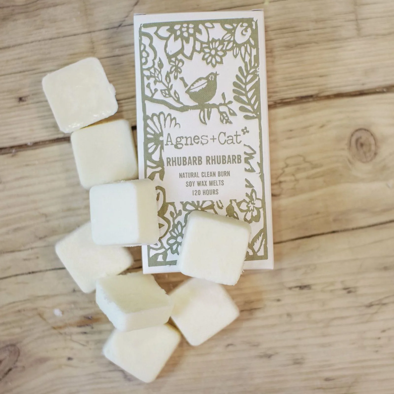 Vonný vosk do aromalampy Agnes + Cat Rhubarb Rhubarb – 8 ks – fotka 3