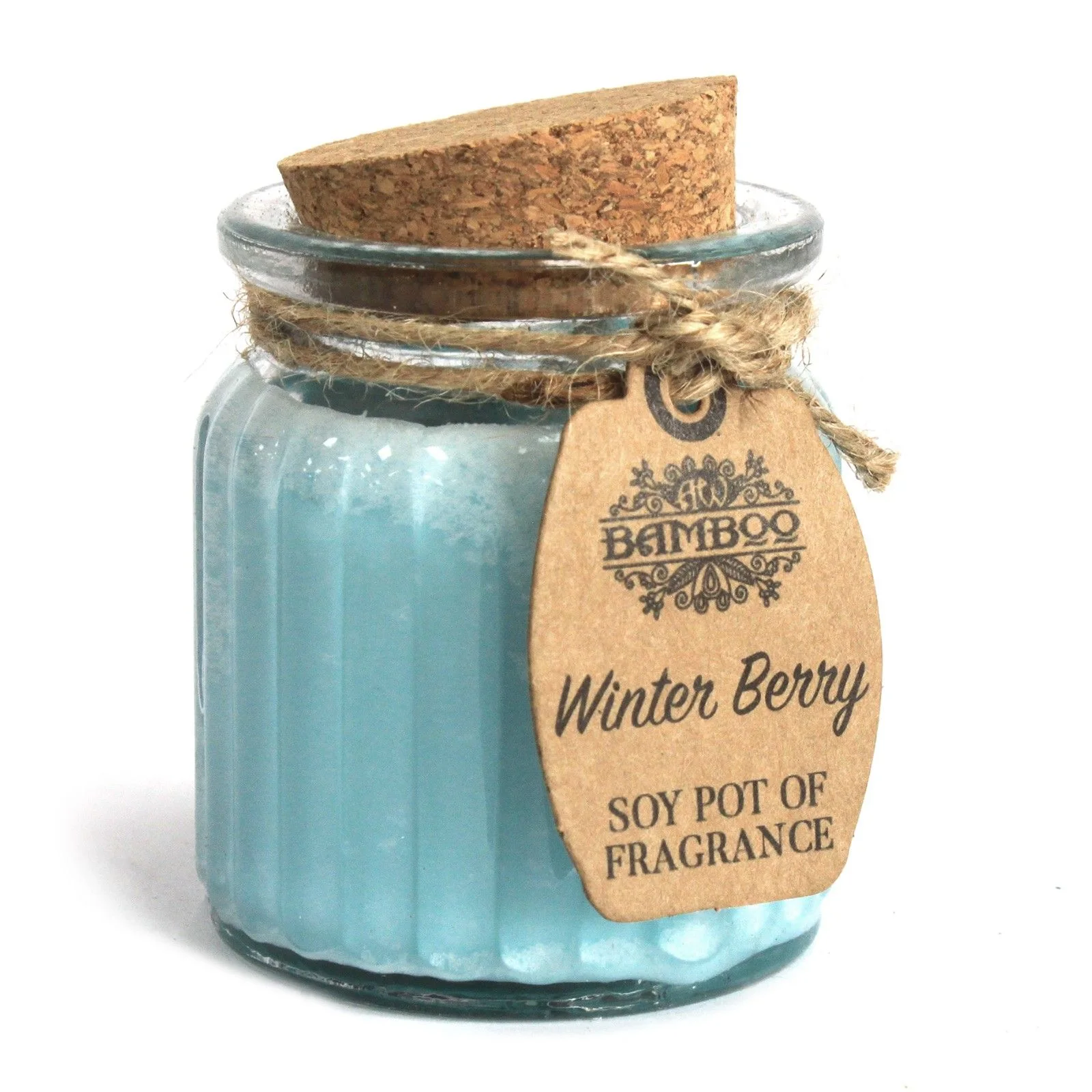 Vonná sójová sviečka v skle – Winter Berry, 120 g – fotka 1