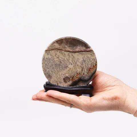 Obrazový kameň Guohua – kotúč, 10 cm