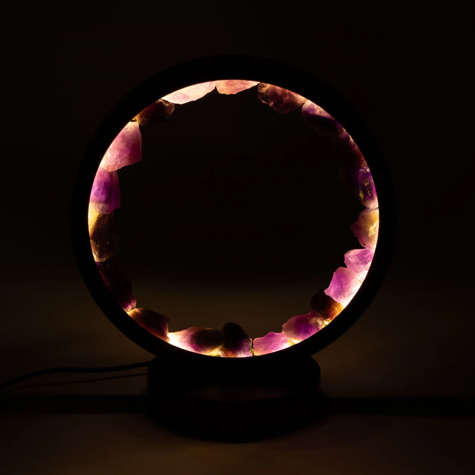Lampa Gemstone Halo Zen Spirit – ametyst – fotka 4