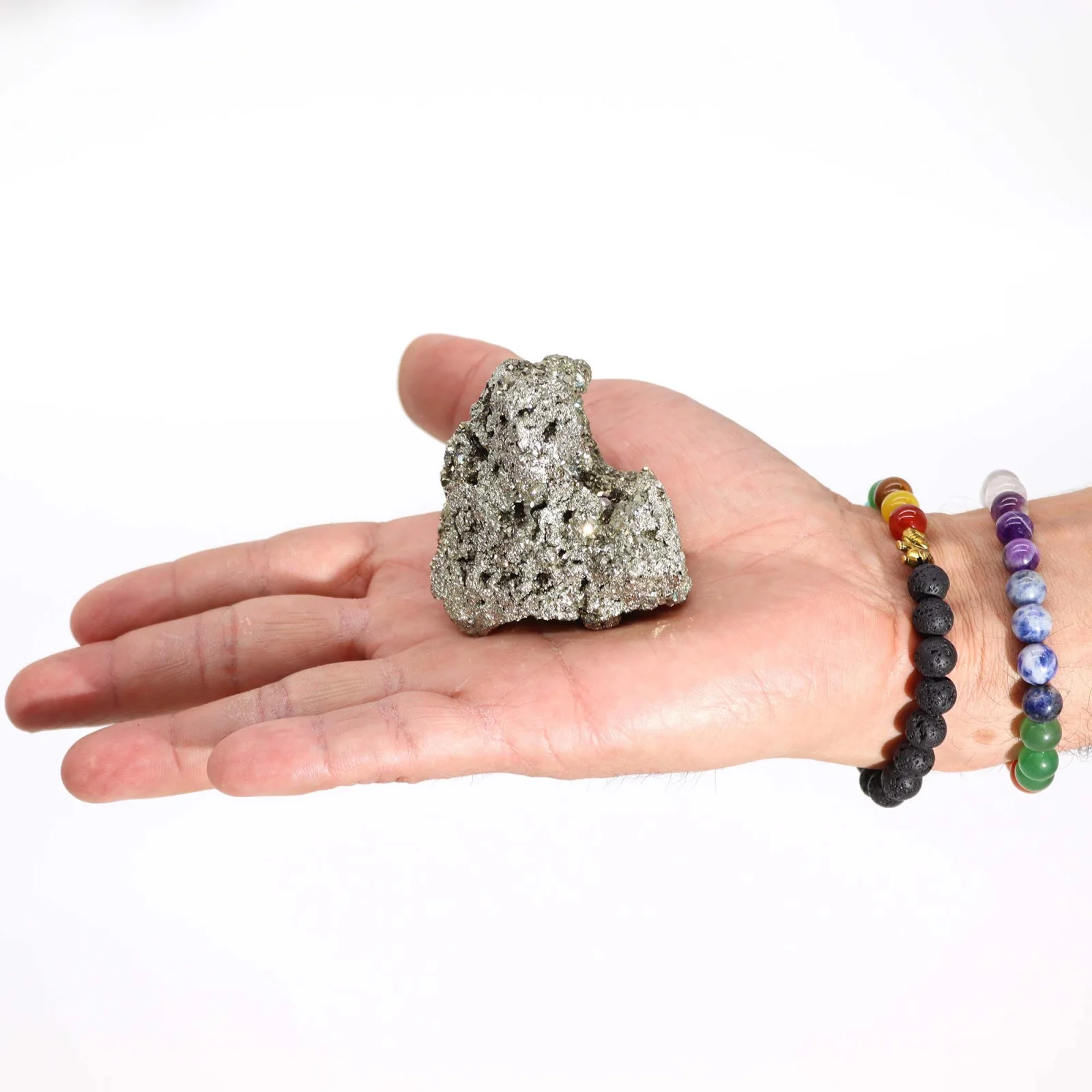 Pyrit z Peru – veľký kus, cca 100 – 135 g – fotka 3