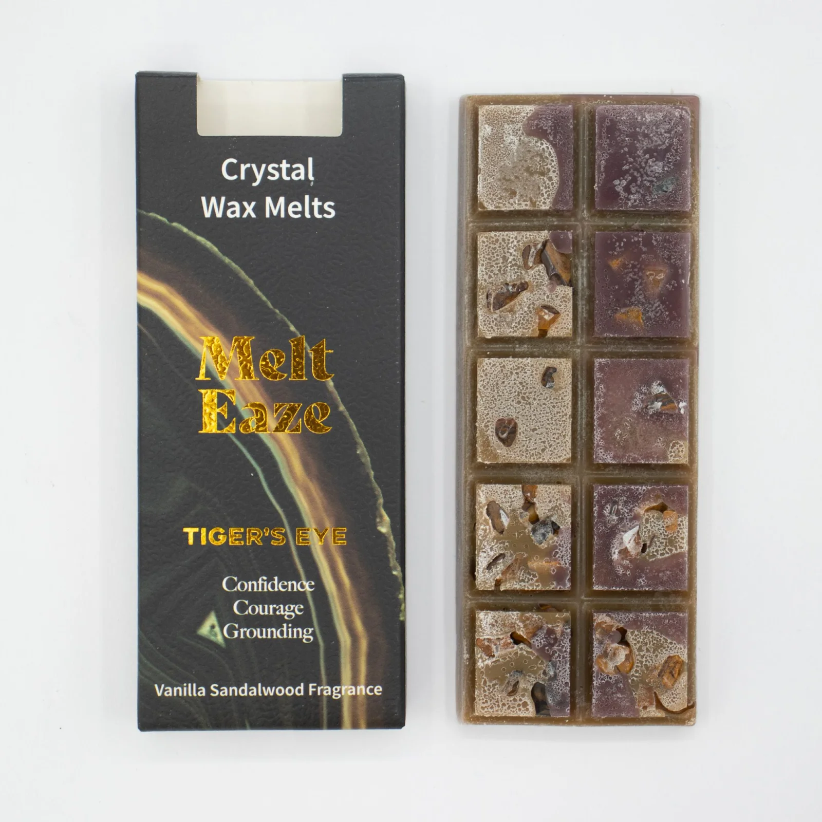 Vonný vosk MeltEaze Tigereye Strength – vanilka a santalové drevo, 50 g – fotka 3