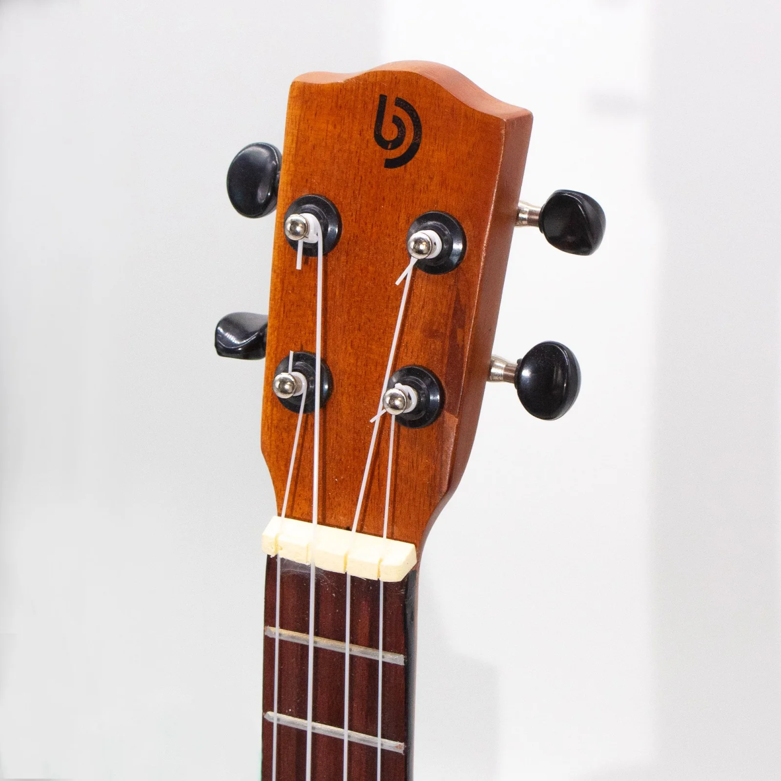 Ukulele – oranžový sunburst, 4 struny – fotka 3