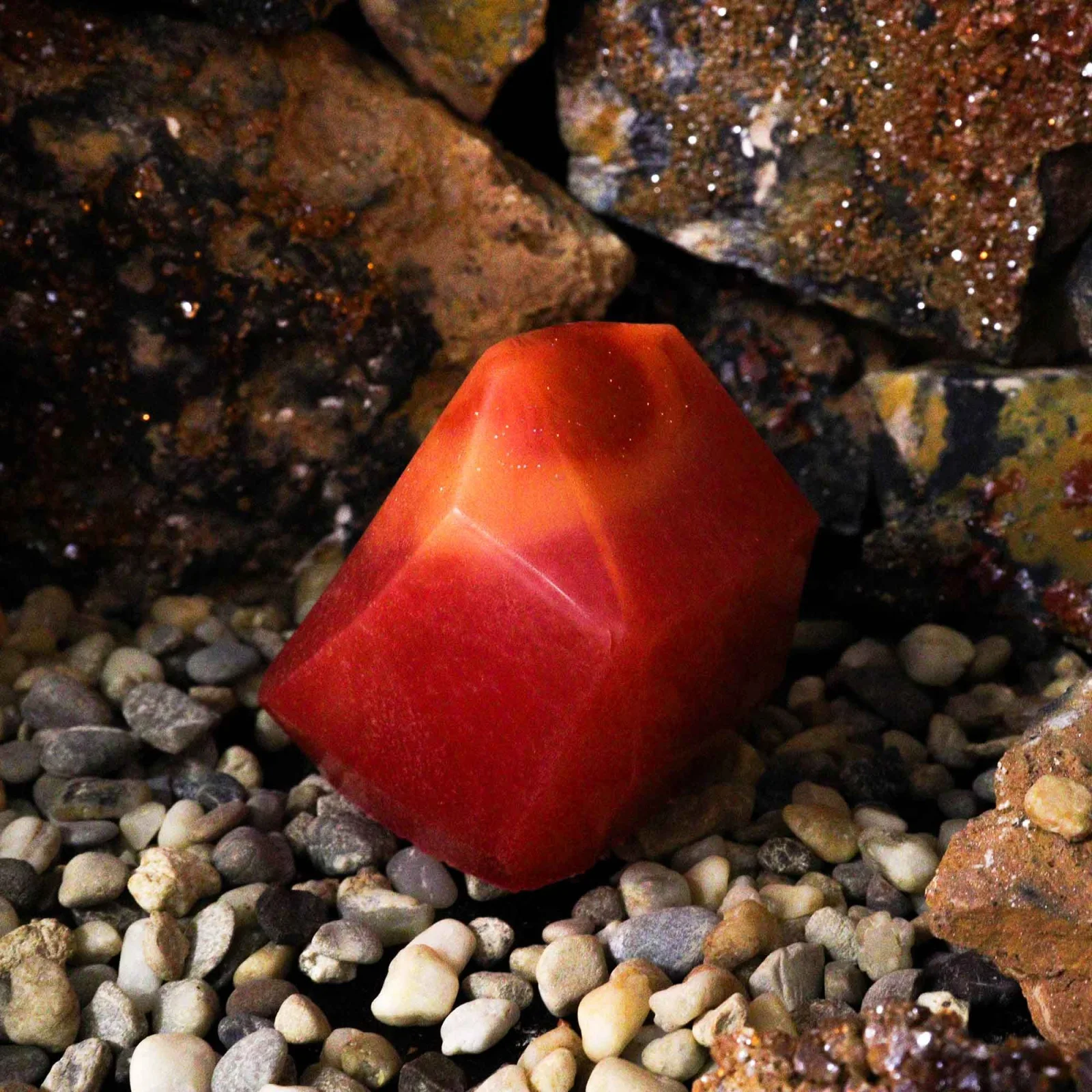 Mydlo s kameňom Crystal Elemental Fire – oheň, 100 g – fotka 2