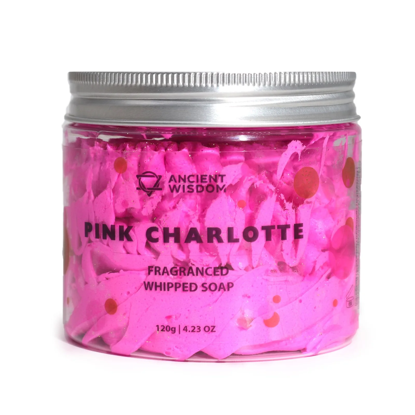 Šľahané mydlo Pink Charlotte – kvetinová a pudrová vôňa – fotka 3