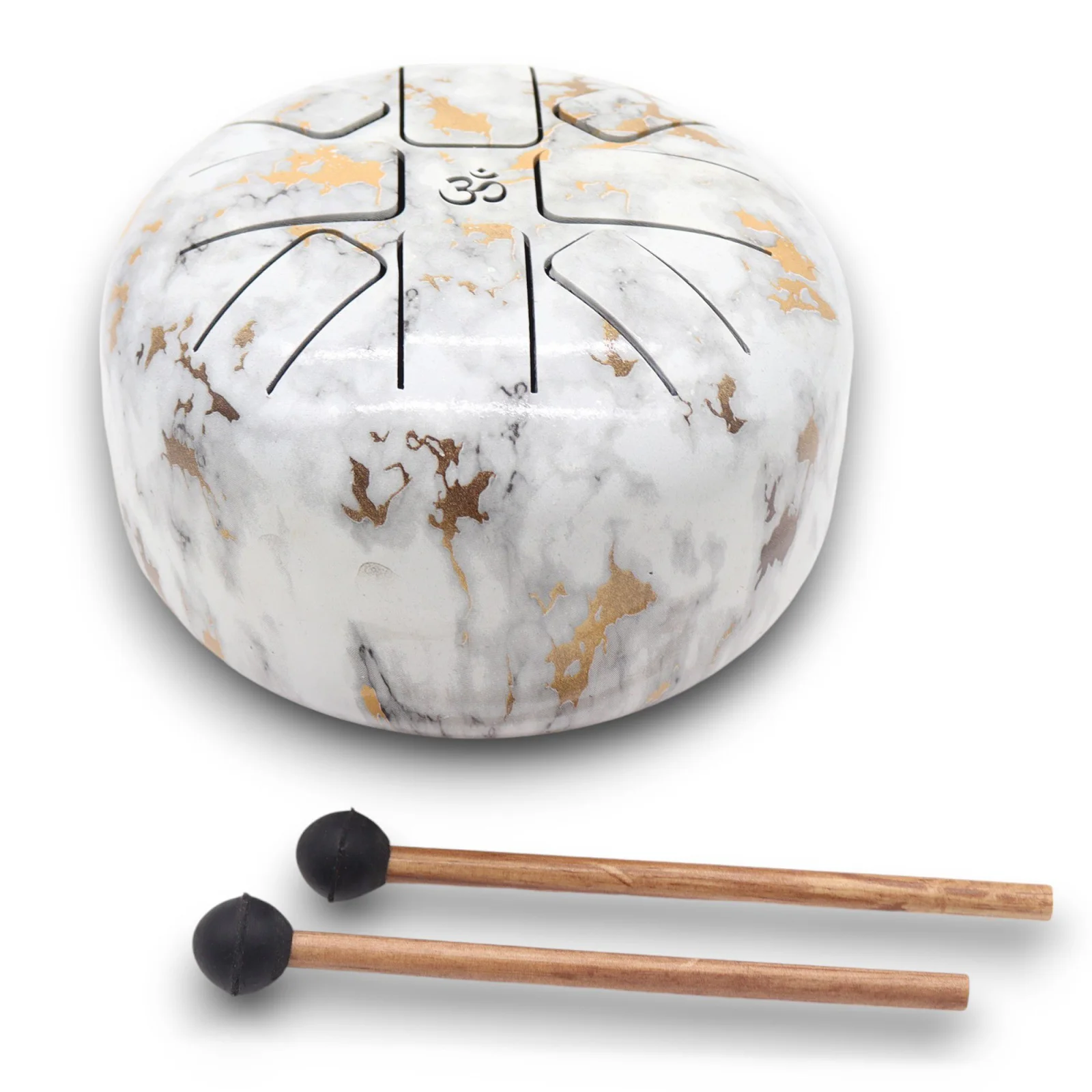 Happy Drum Marble – jazyčkový bubon, 17 × 13 cm – fotka 1