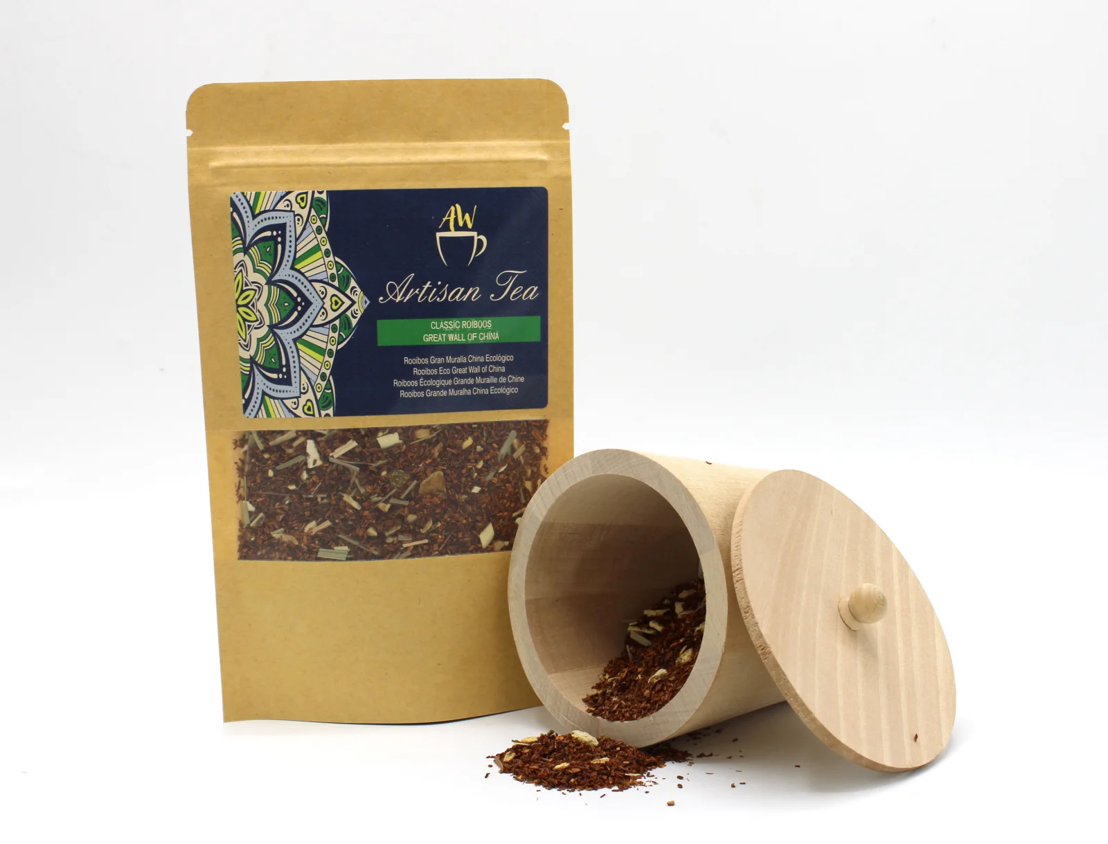 Bio rooibos Great Wall of China – pomaranč a zázvor, 50 g, vrecko – fotka 2