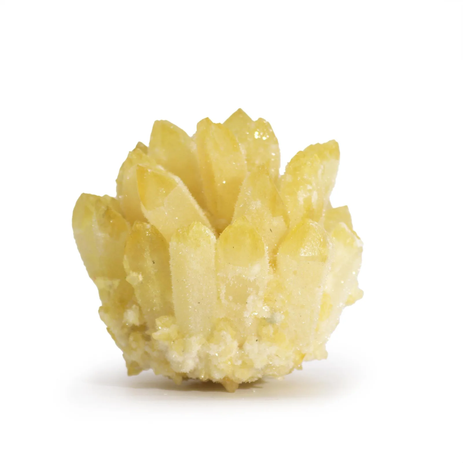 Umelý zhluk krištáľu Yellow Ghost – žltý, cca 8 cm – fotka 4
